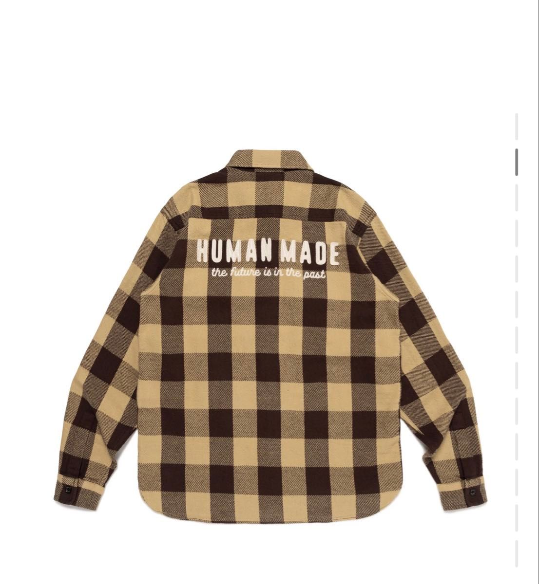 国内正規未使用 XL Human Made CHECK SHIRT BEIGE ネルシャツ｜Yahoo