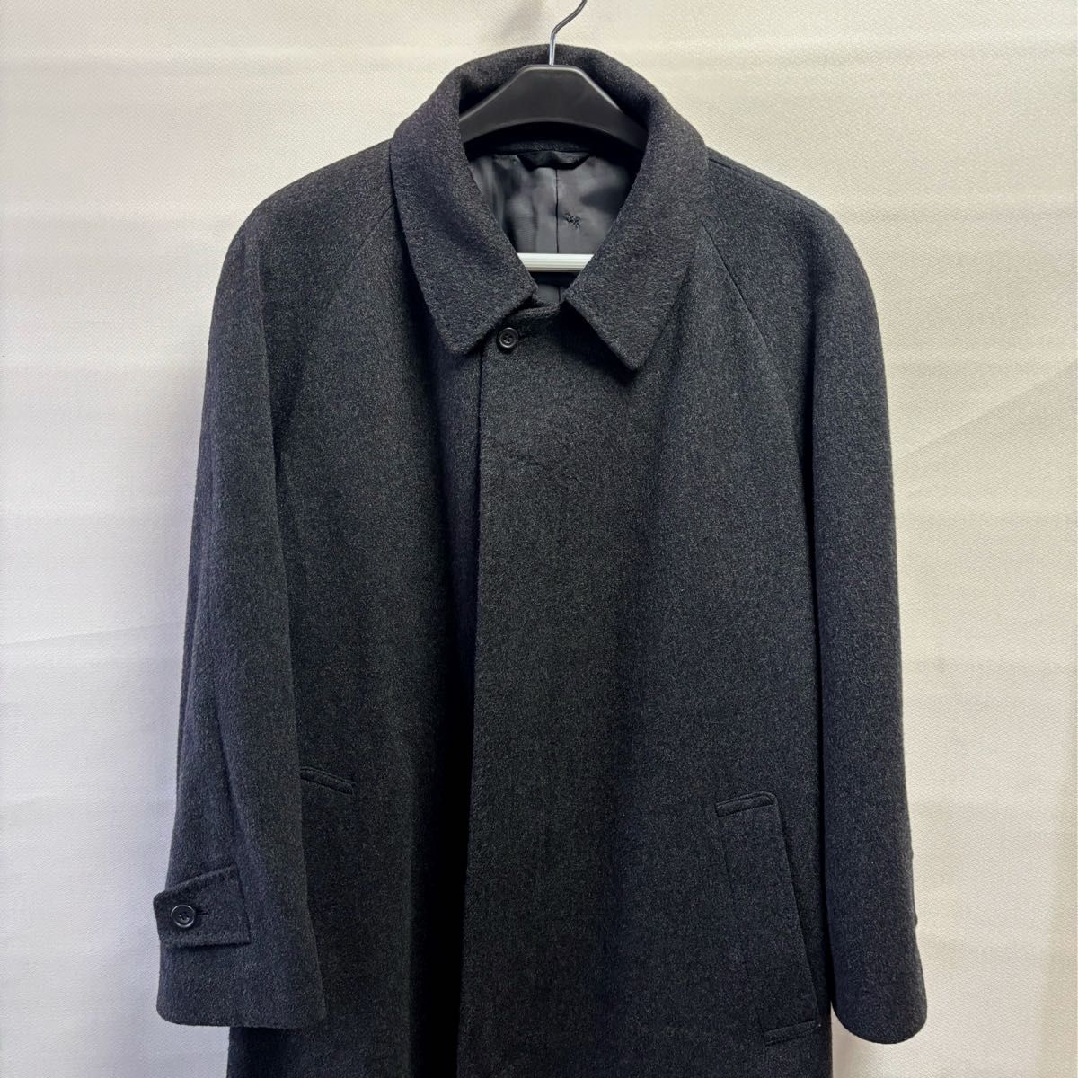 UOMOMIZAR カシミヤ100%ロングコート Mサイズ メンズ 比翼ボタン
