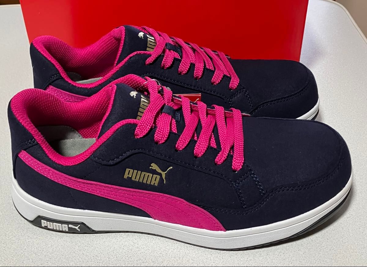 PUMA プーマ プロスニーカー 安全靴 エアツイスト2 0ネイビーロー