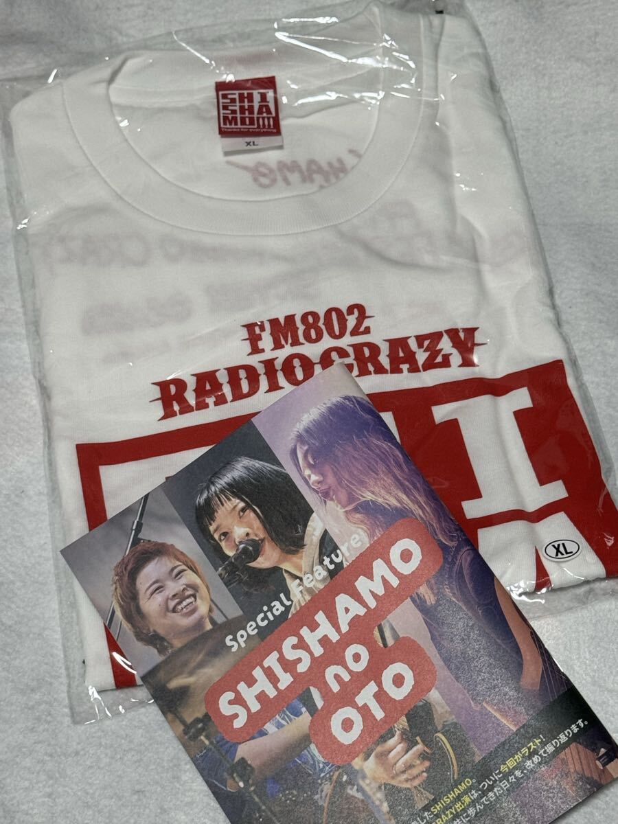 SHISHAMO × FM802 ROCK FESTIVAL RADIO CRAZY 2025 コラボ ロゴ T