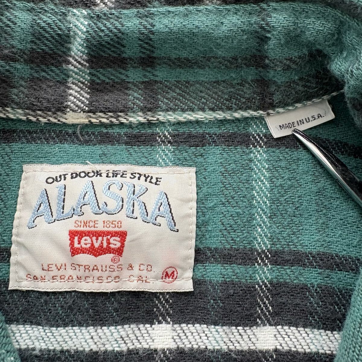 Levi's】ALASKA SHIRT 90s リーバイス アラスカシャツ ネルシャツ USA
