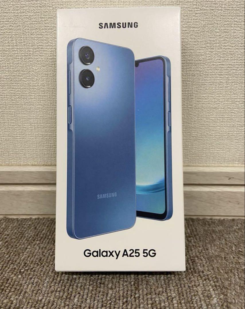 Galaxy A25 5G 6 7インチ メモリー4GB ストレージ64GB ブルー 新古品