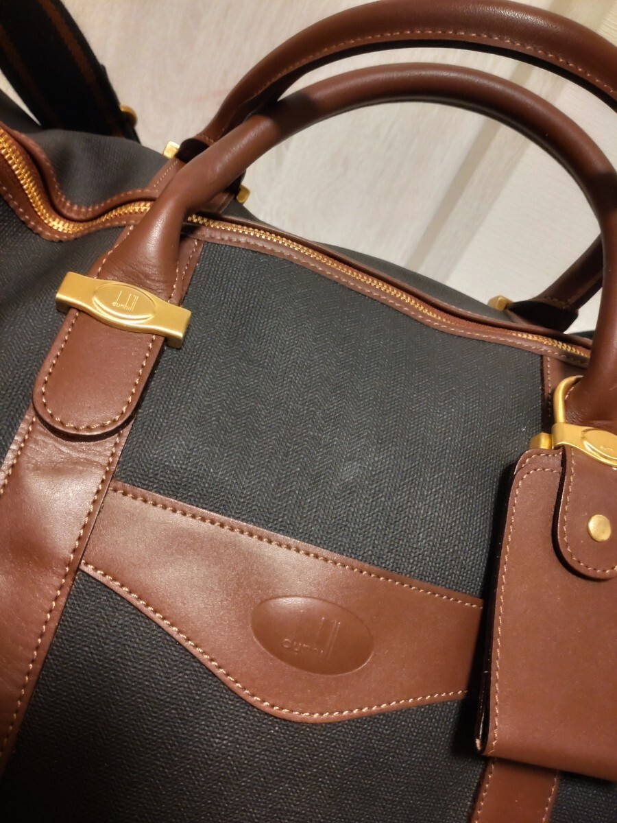 大容量 Dunhill ダンヒル ボストンバッグ 旅行バッグ トラベルバッグ