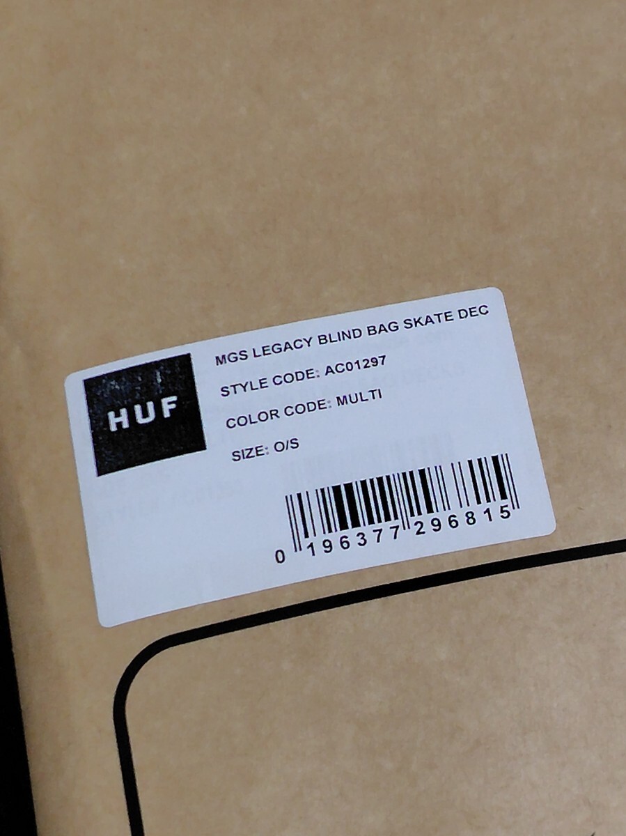 新品 未開封 HUF Metal Gear Solid スケートボード デッキ ハフ メタル