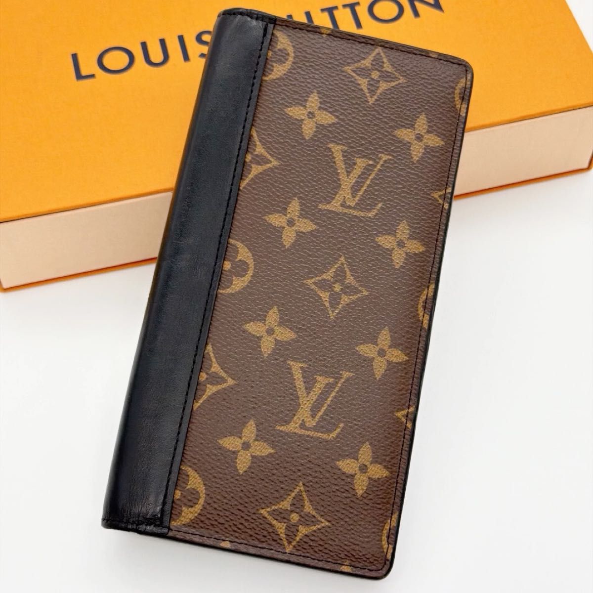 極美品】LOUIS VUITTON ルイヴィトン 長 財布 ポルトフォイユ ブラザ