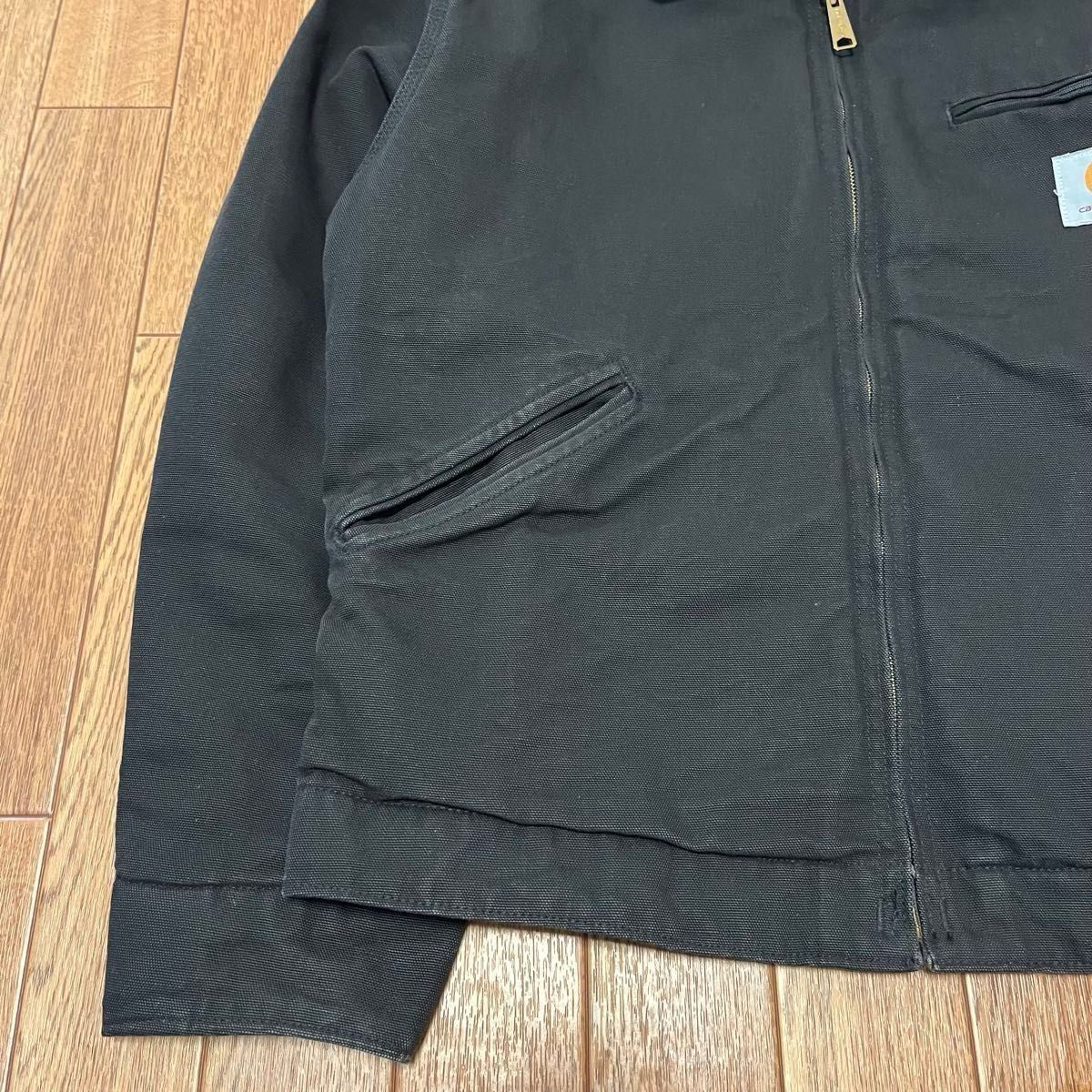 星タグ Carhartt カーハートデトロイトジャケット JB105 ブラック