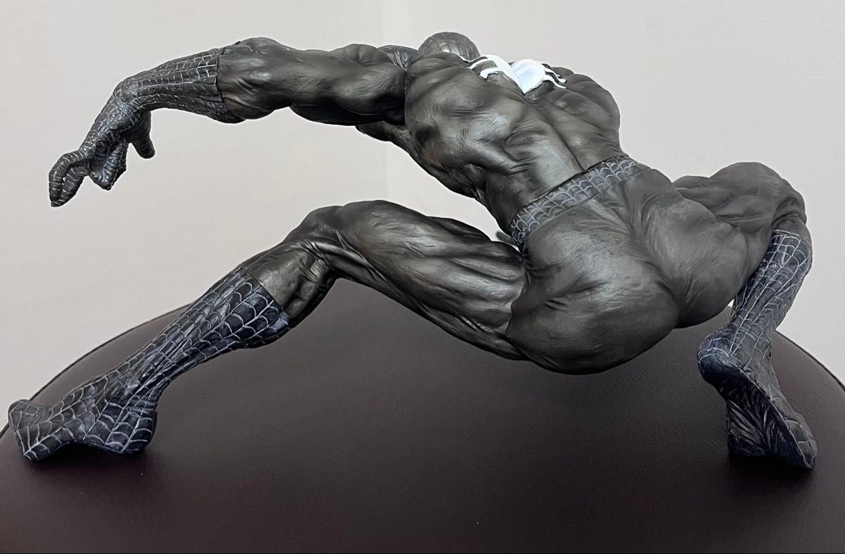 開封未展示品】ソフビナル スパイダーマン black suit ver ブラック