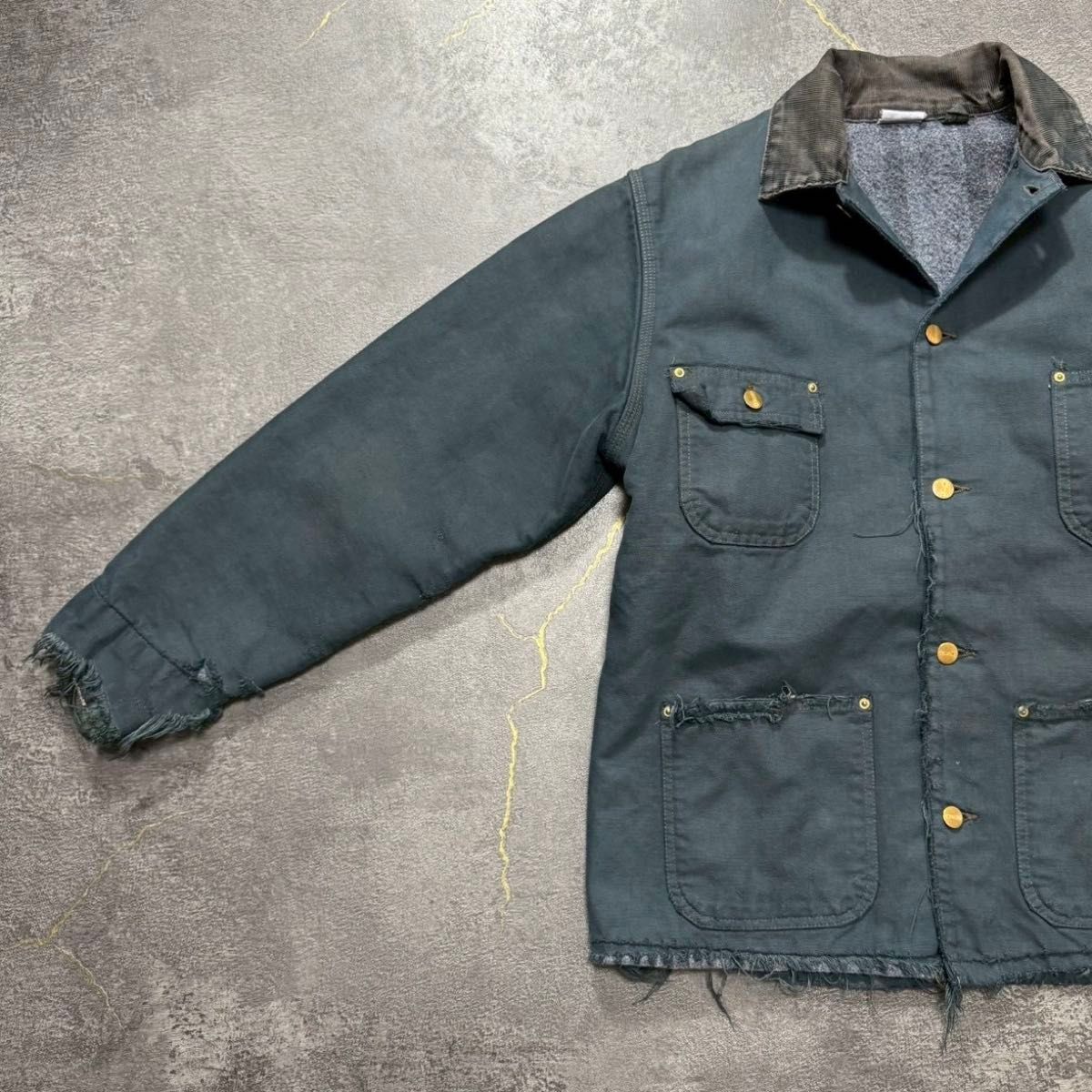 carhartt カーハートミシガンチョアコート後染めブラックブランケット
