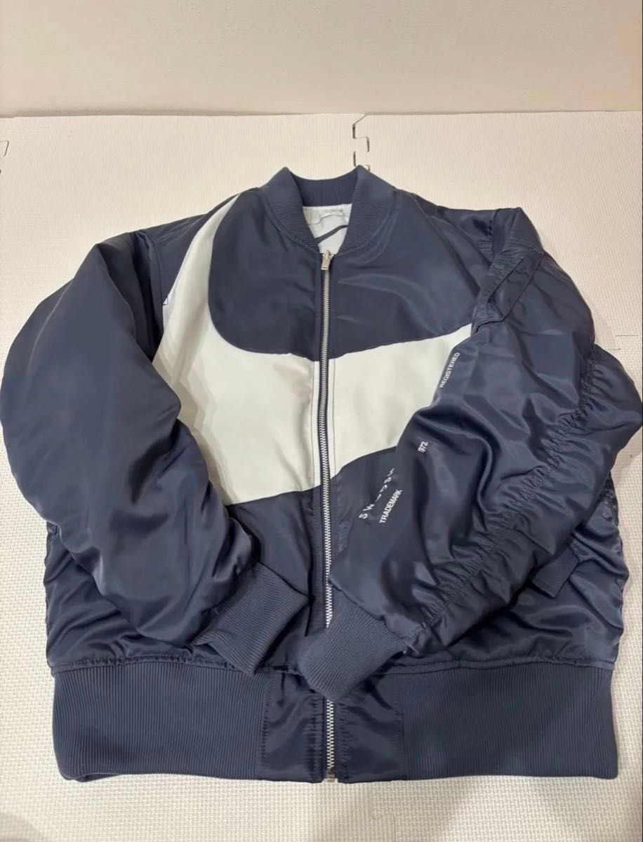 NIKE ナイキ BIG SWOOSH ボンバージャケット リバーシブル MA-1 L
