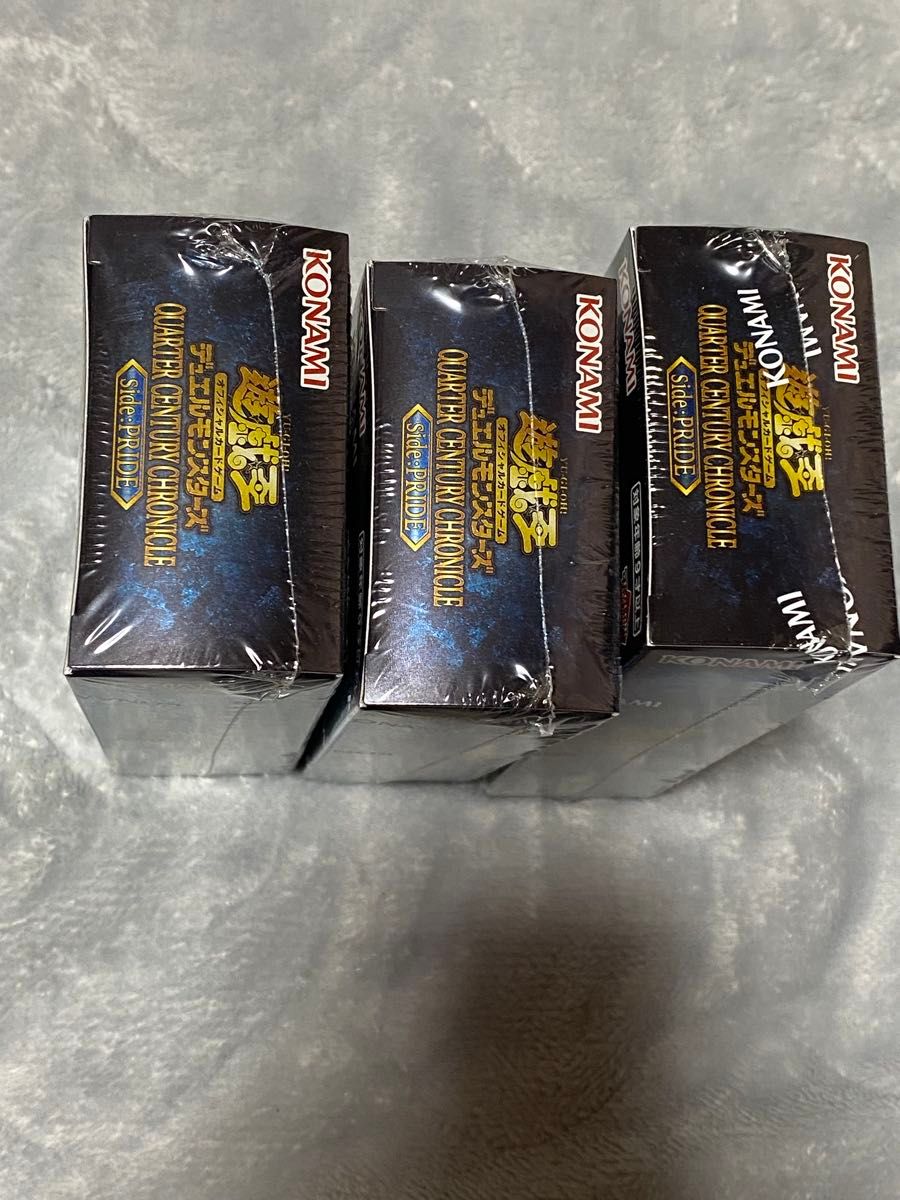 遊戯王OCG QUARTER CENTURY CHRONICLE side PRIDE BOX 3ボックス