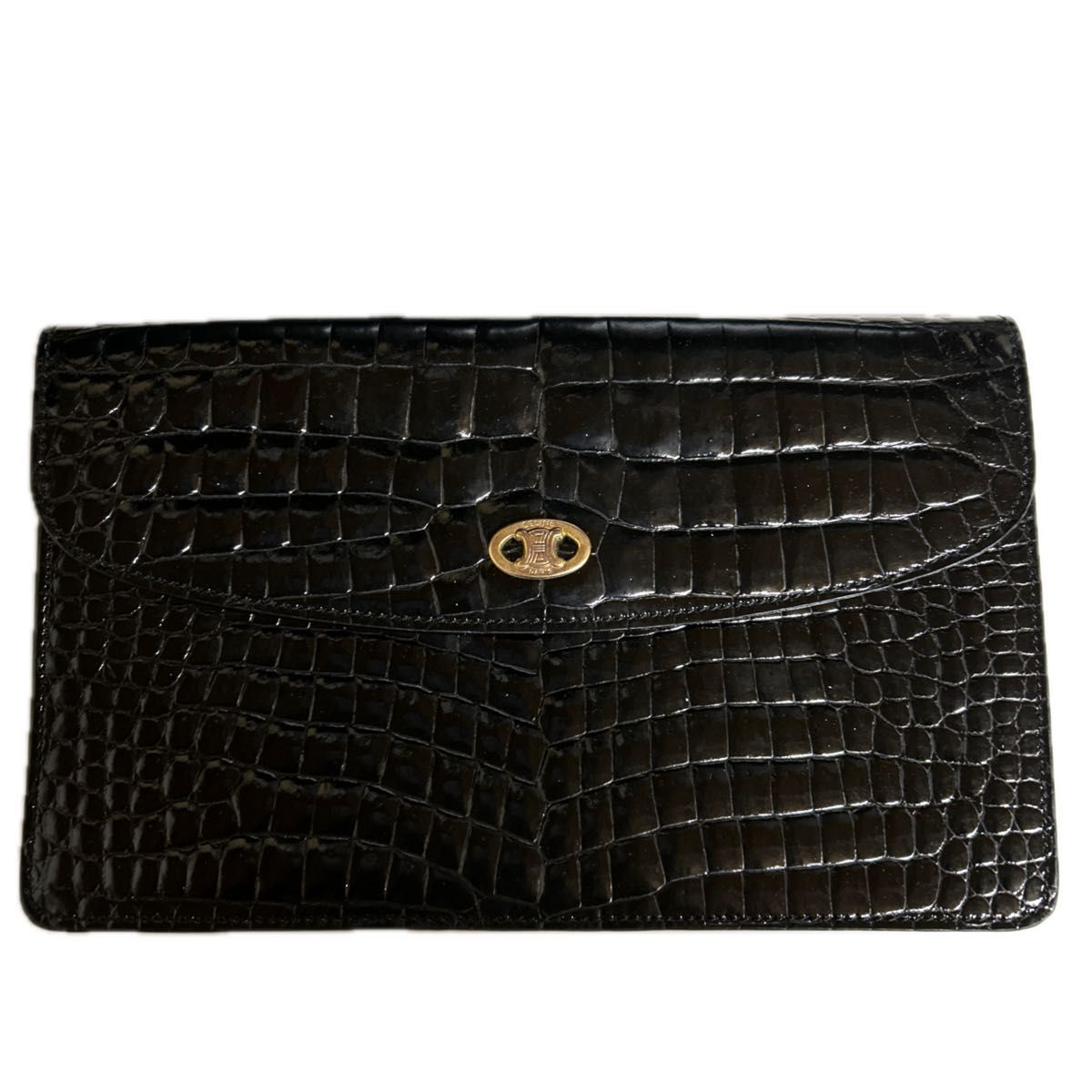 CELINE セリーヌ OLD CELINE ヴィンテージ クラッチバッグ 本革