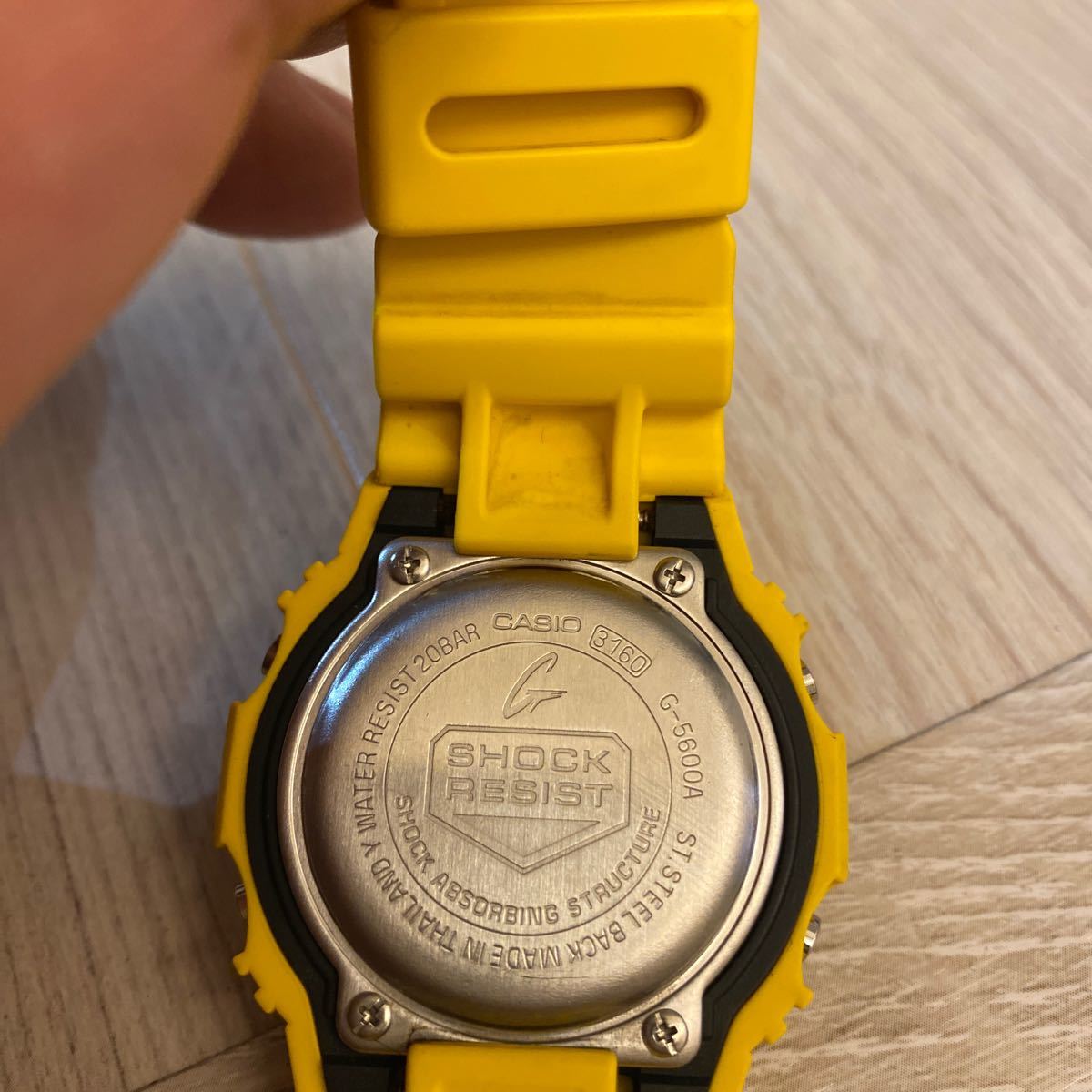 G-SHOCK CASIO G-5600A Gショック 黄色 イエロー 希少レア タフ
