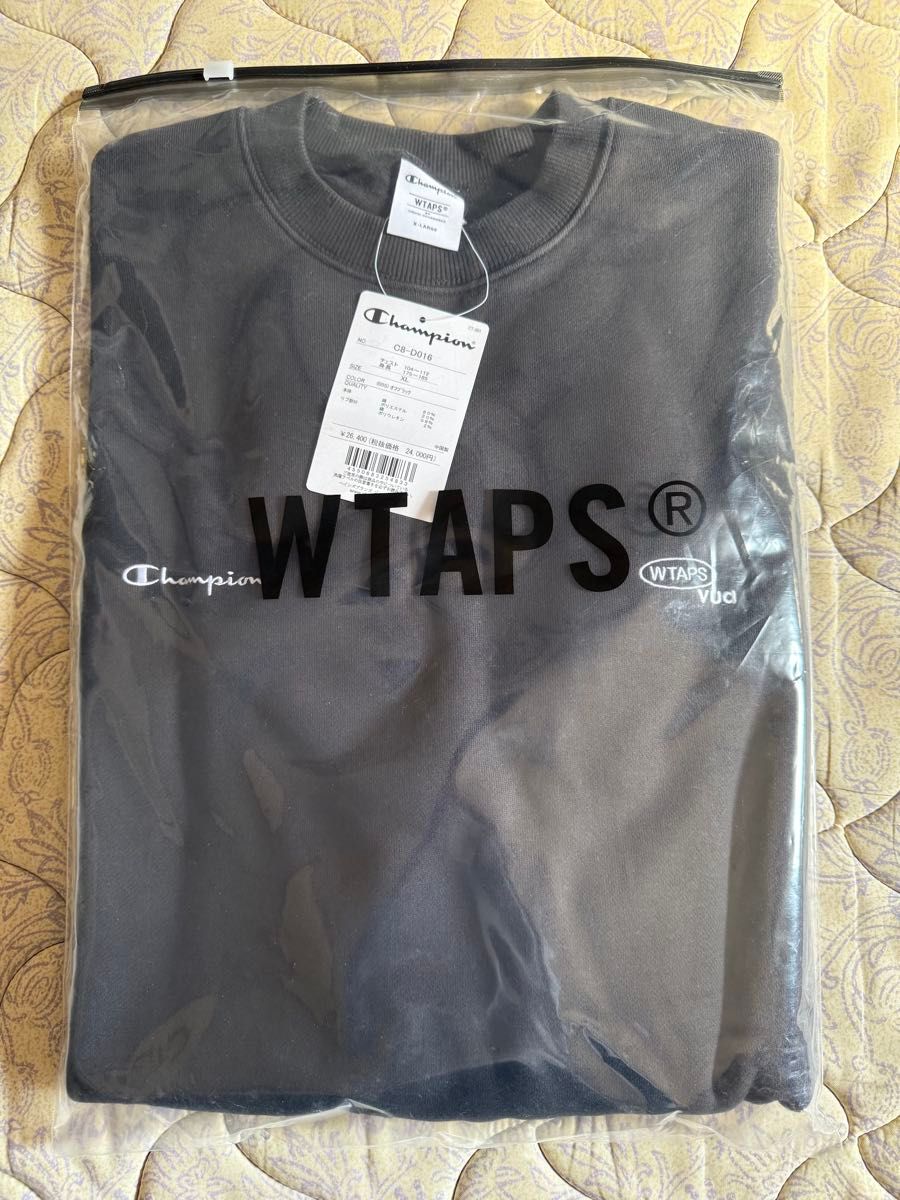 新品未使用品】WTAPS x Champion Academy Crew Neck black サイズXL