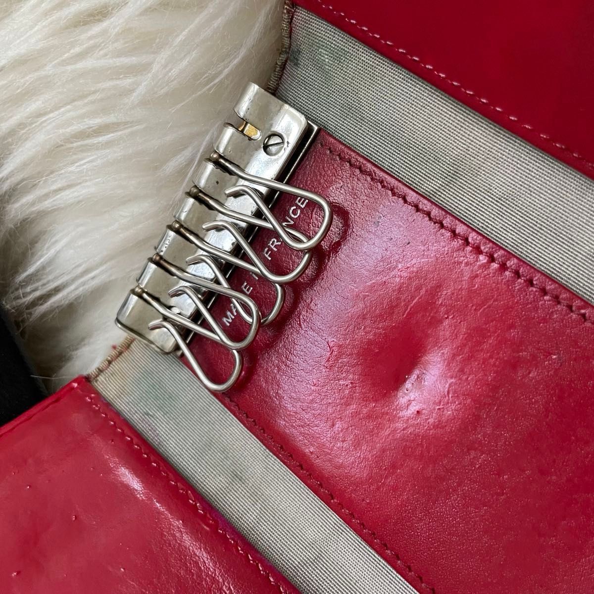シャネル CHANEL キーケース カードケース デカココ ココマーク レッド