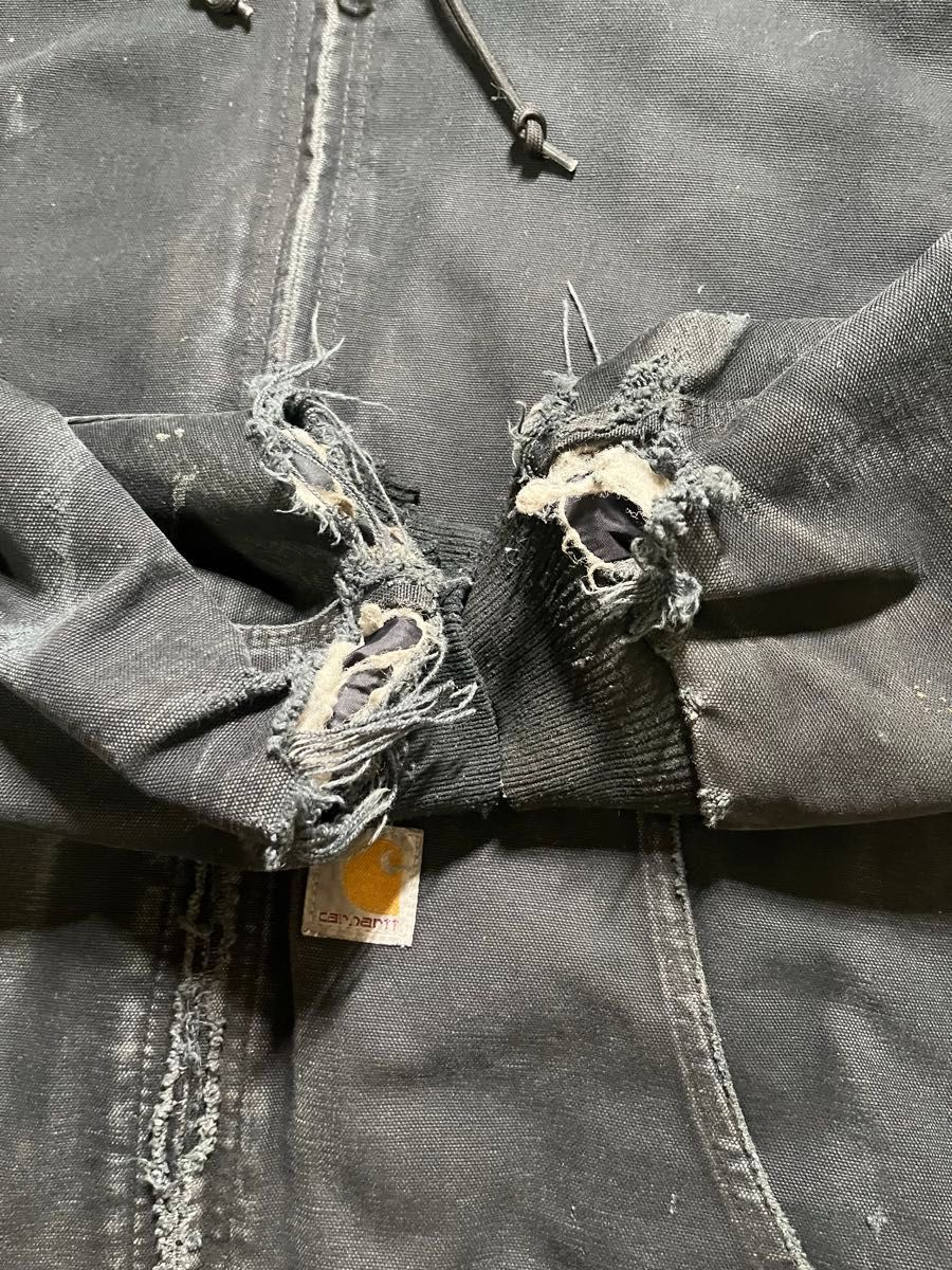 carhartt カーハート アクティブジャケット ブラック USA製 フェード