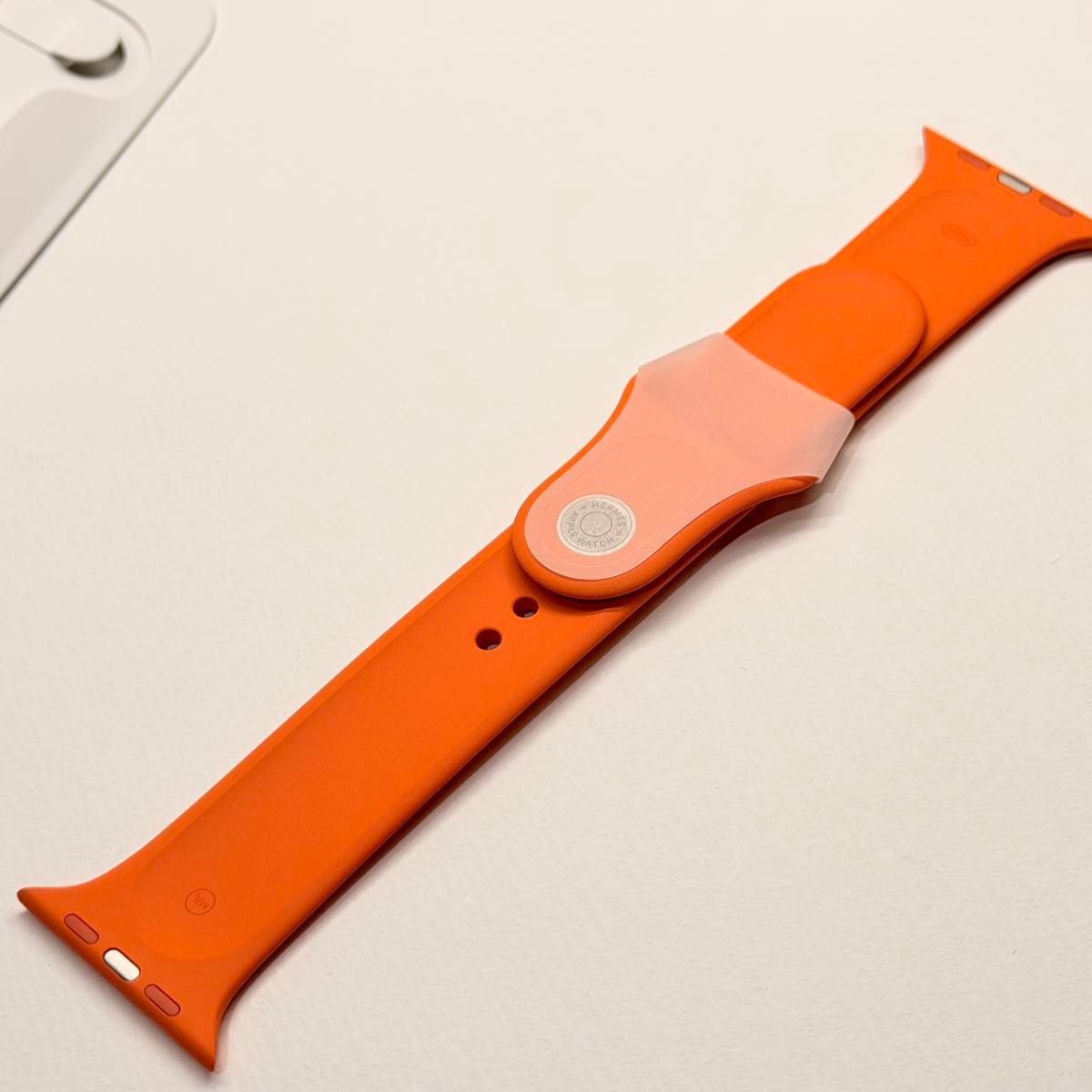未使用 252 Apple Watch HERMES 限定 オレンジ スポーツバンド 46mm