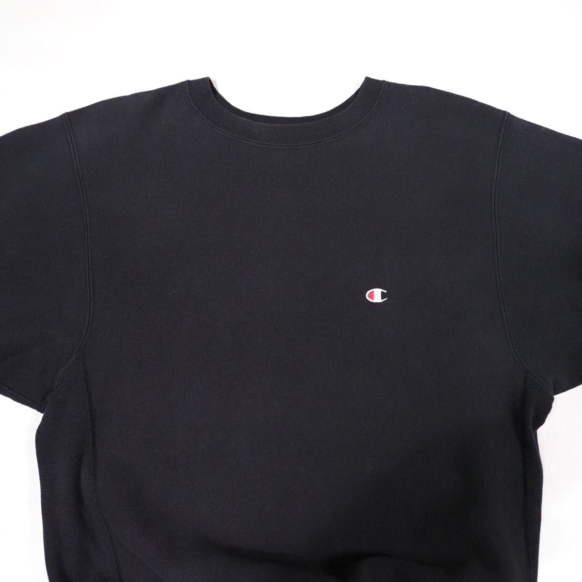 Black/XL】90s Champion Reverse Weave Sweat 黒 チャンピオン
