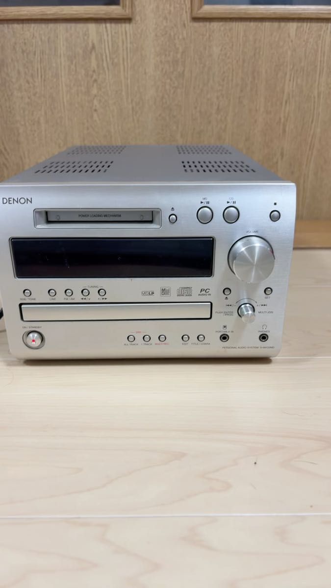 動作確認済み】パナソニック RX-MDX61 MD・CDコンポ 中古