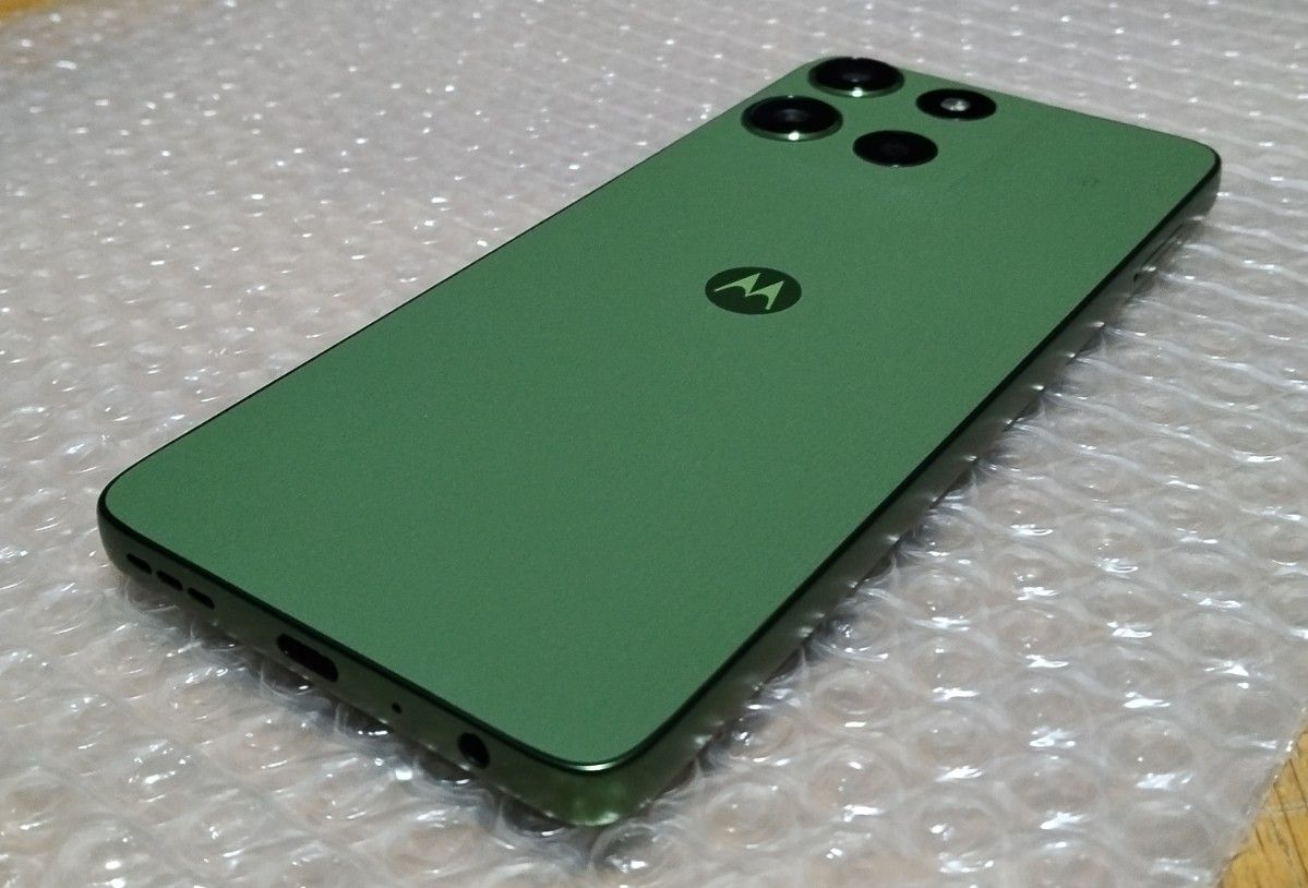美品 一括購入残債無し moto g66j 5G ディルグリーン SIMフリー