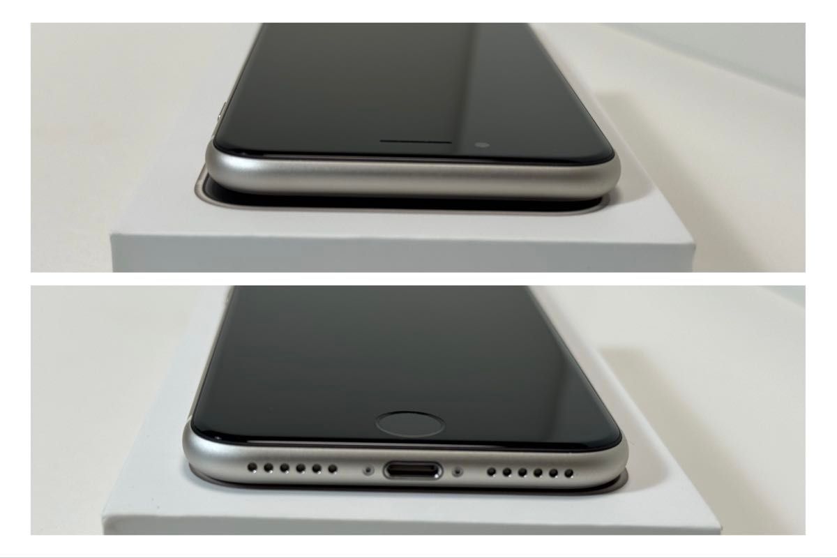 超美品 iPhone SE 第3世代 64GB スターライト 純正バッテリー100