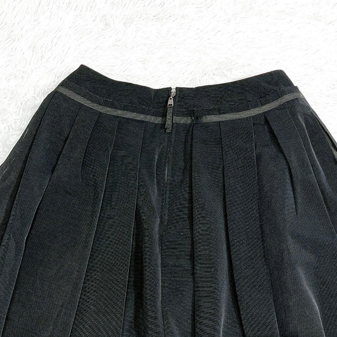 美品 FOXEY NEWYORK フォクシーニューヨーク チュール リボン フレア