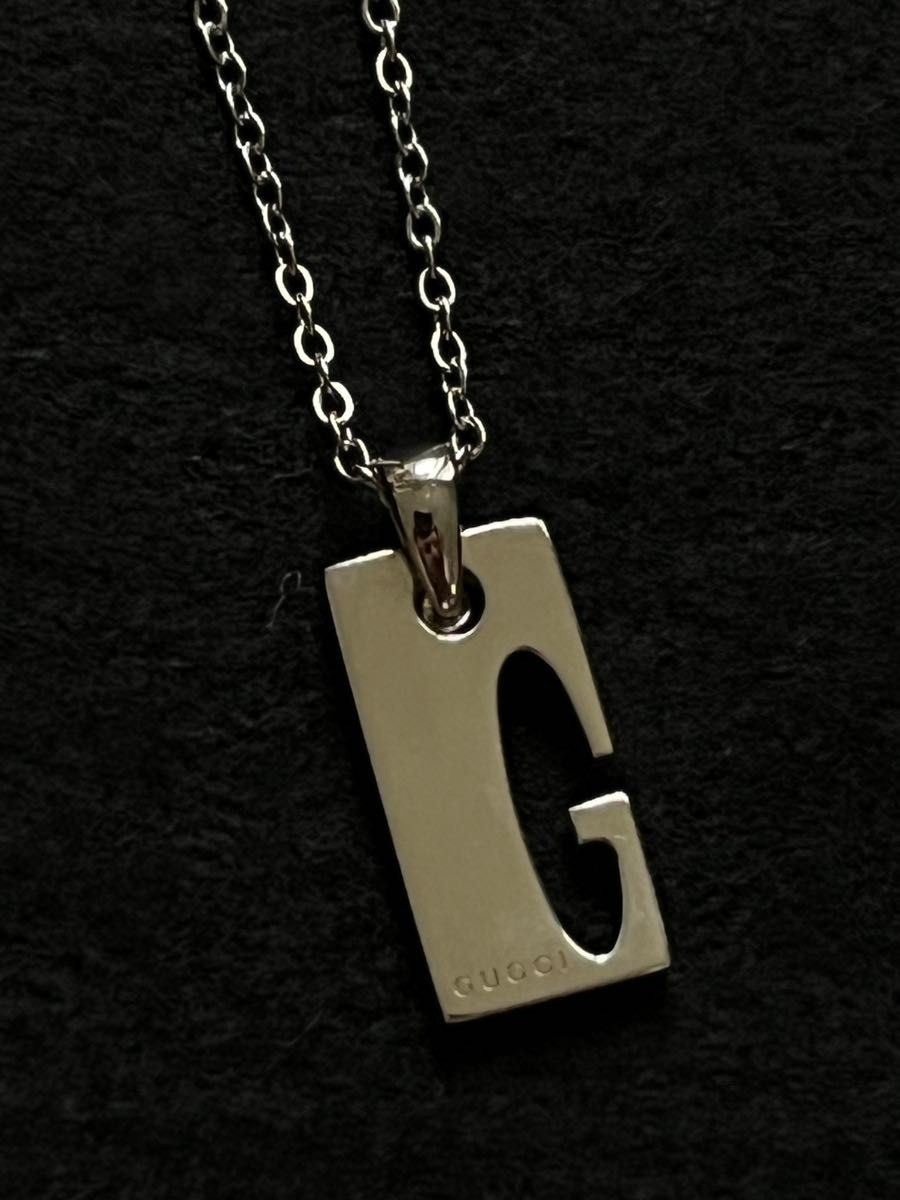 GUCCI グッチ プレート ネックレス シルバー 925｜Yahoo!フリマ（旧