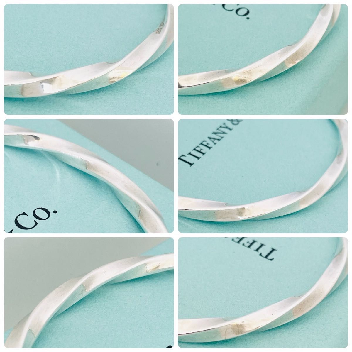 極美品 TIFFANY＆Co ティファニー ブレスレット ナイフエッジ ツイスト