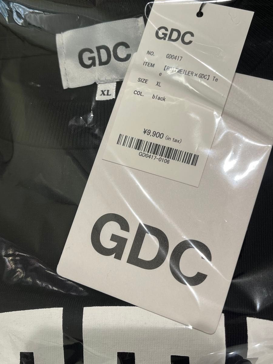 新品 ROTTWEILER × GDC Tシャツ XL ブラック / ロットワイラー ジー