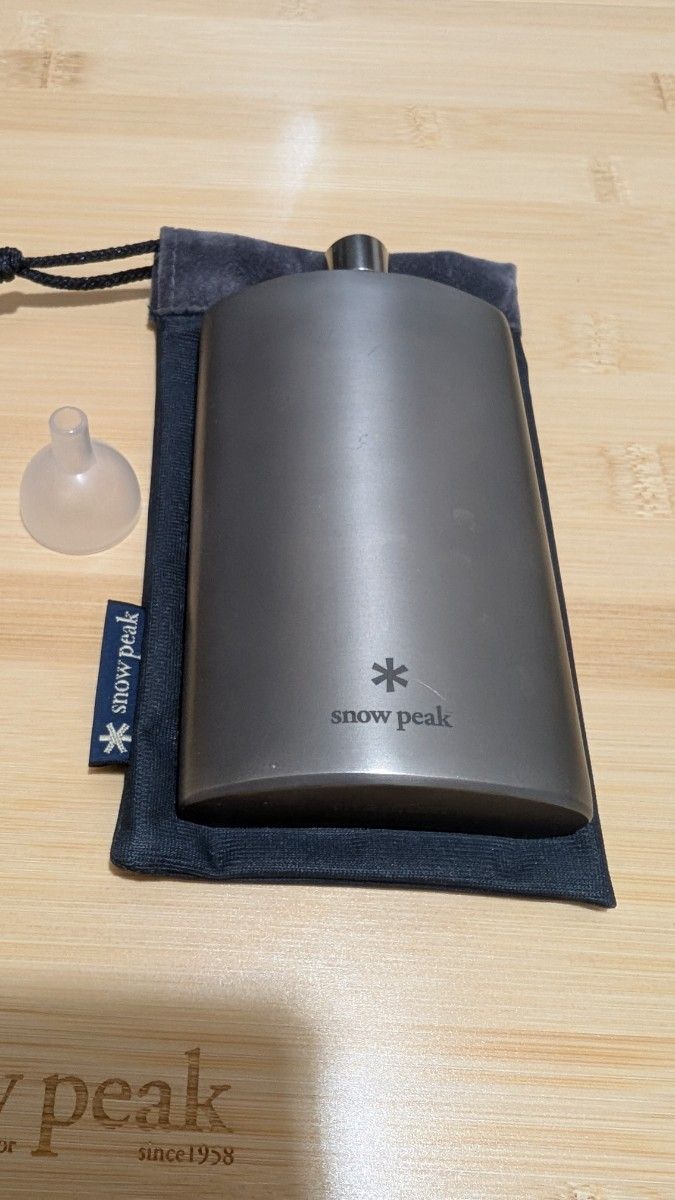 廃盤 スノーピーク チタン製 スキットル snow peak M T-012｜Yahoo