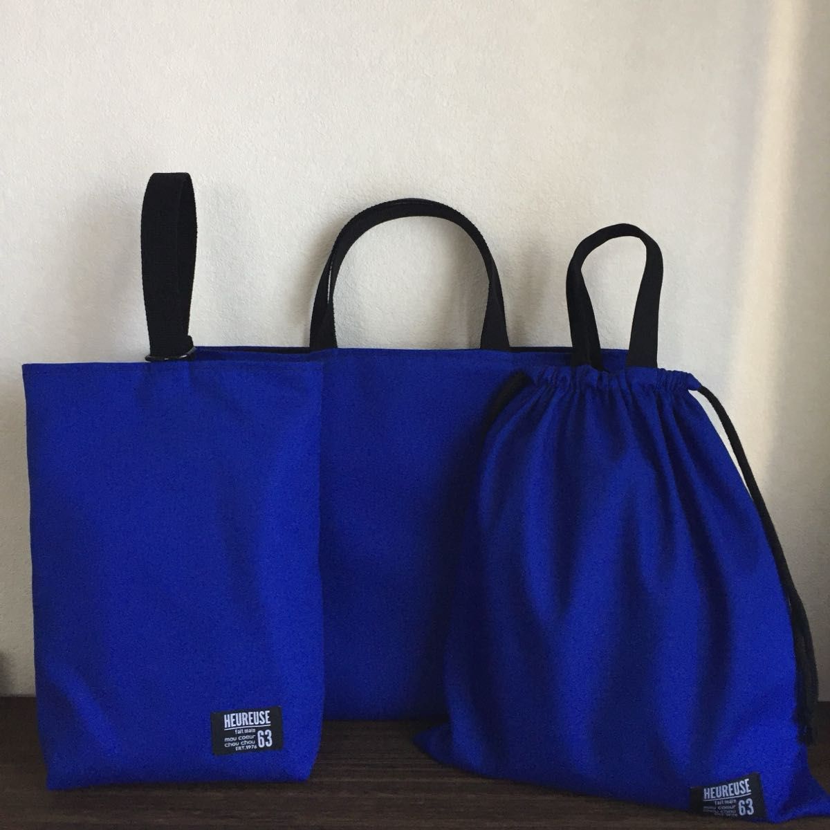 入園入学3点セット レッスンバッグ 上履き入れ 体操着袋 シンプル