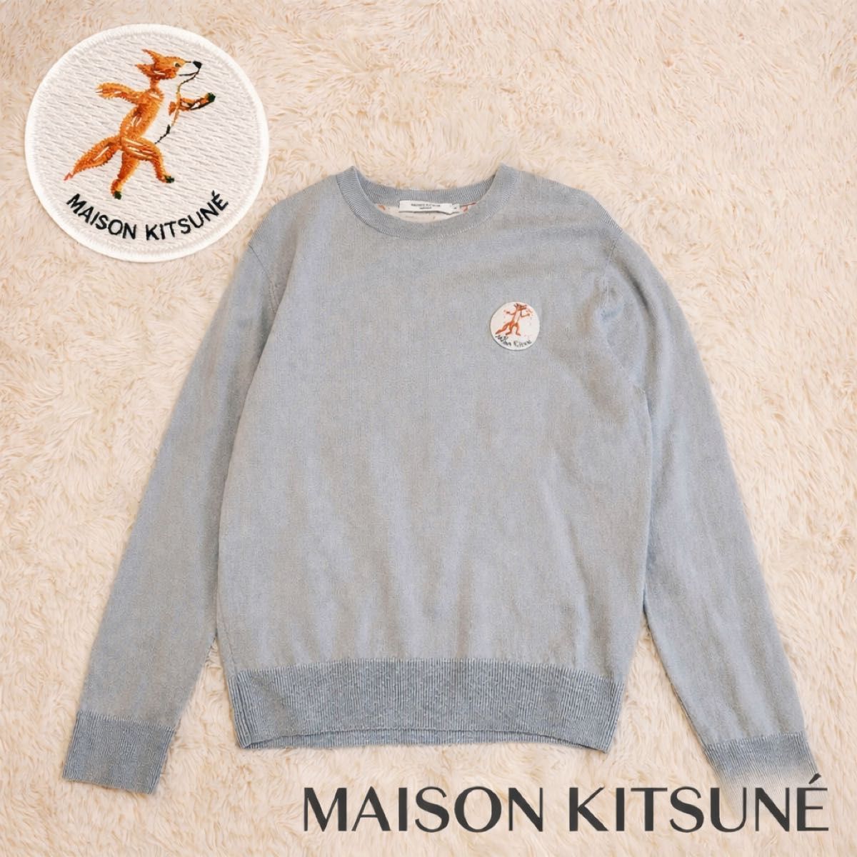 MAISON KITSUN フラワーフォックス ニットセーター ウール100
