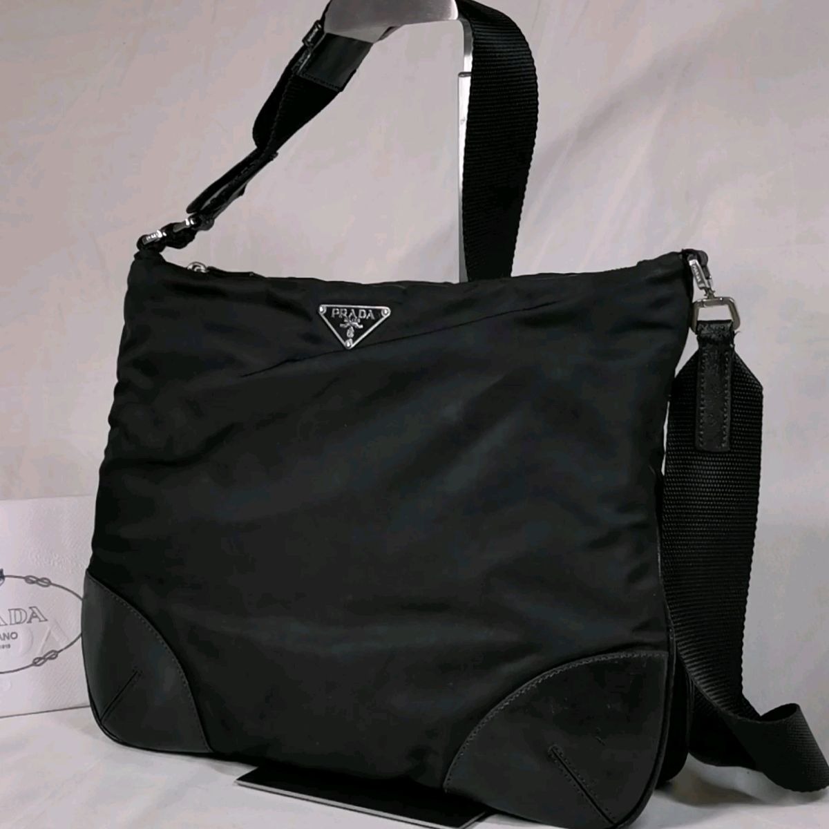 PRADA ショルダーバッグ プラダ ノベルティ ナイロン｜Yahoo!フリマ