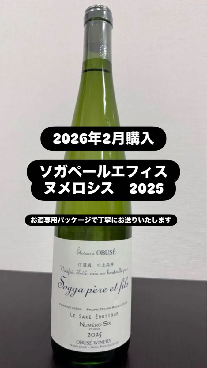 新品未開封】2026年2月 購入 2025 ソガペールエフィス ヌメロシス