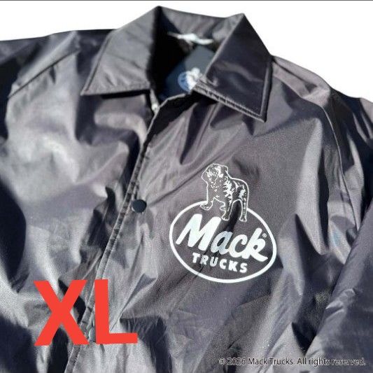 Fj Mack Trucks コラボ ブラックコーチジャケット マックトラック