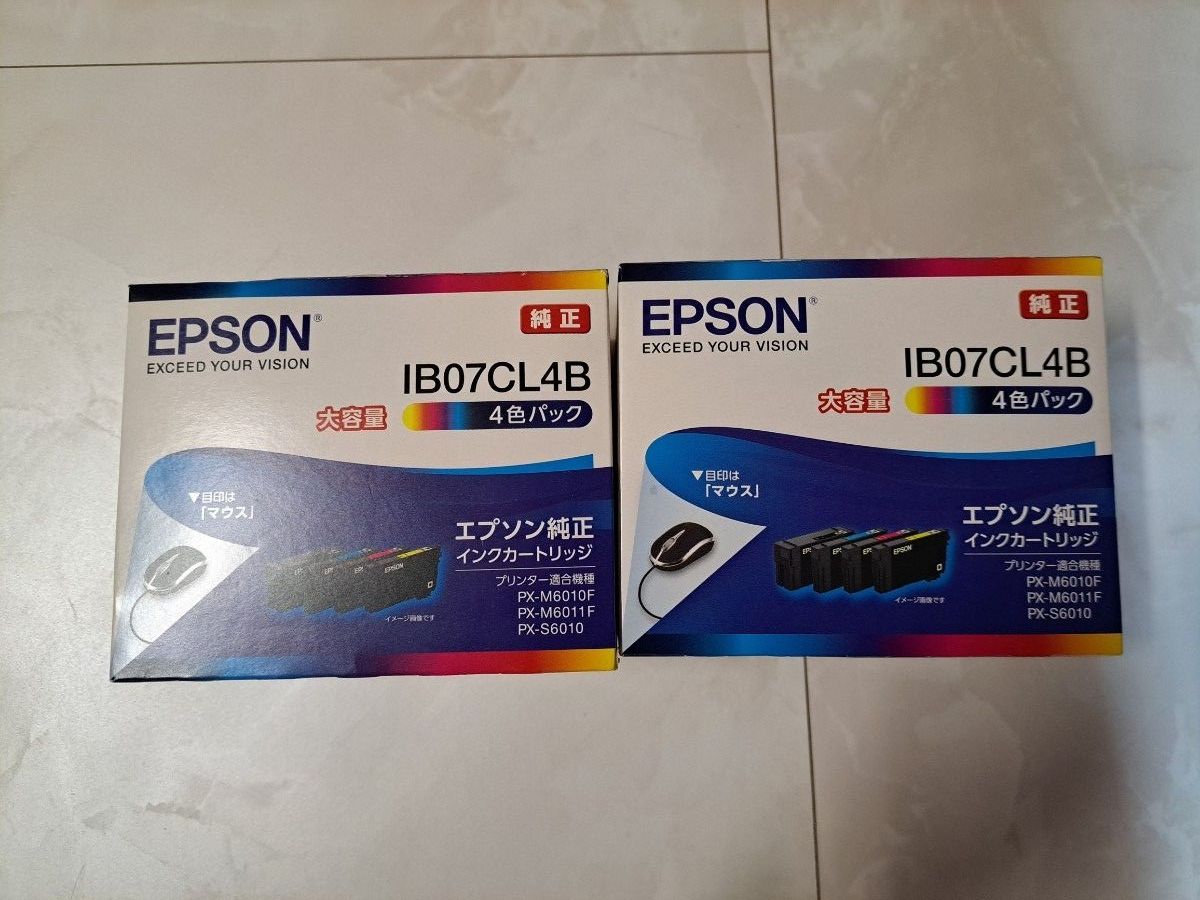EPSON エプソン 大容量 インクカートリッジ IB07CL4B 増量｜Yahoo