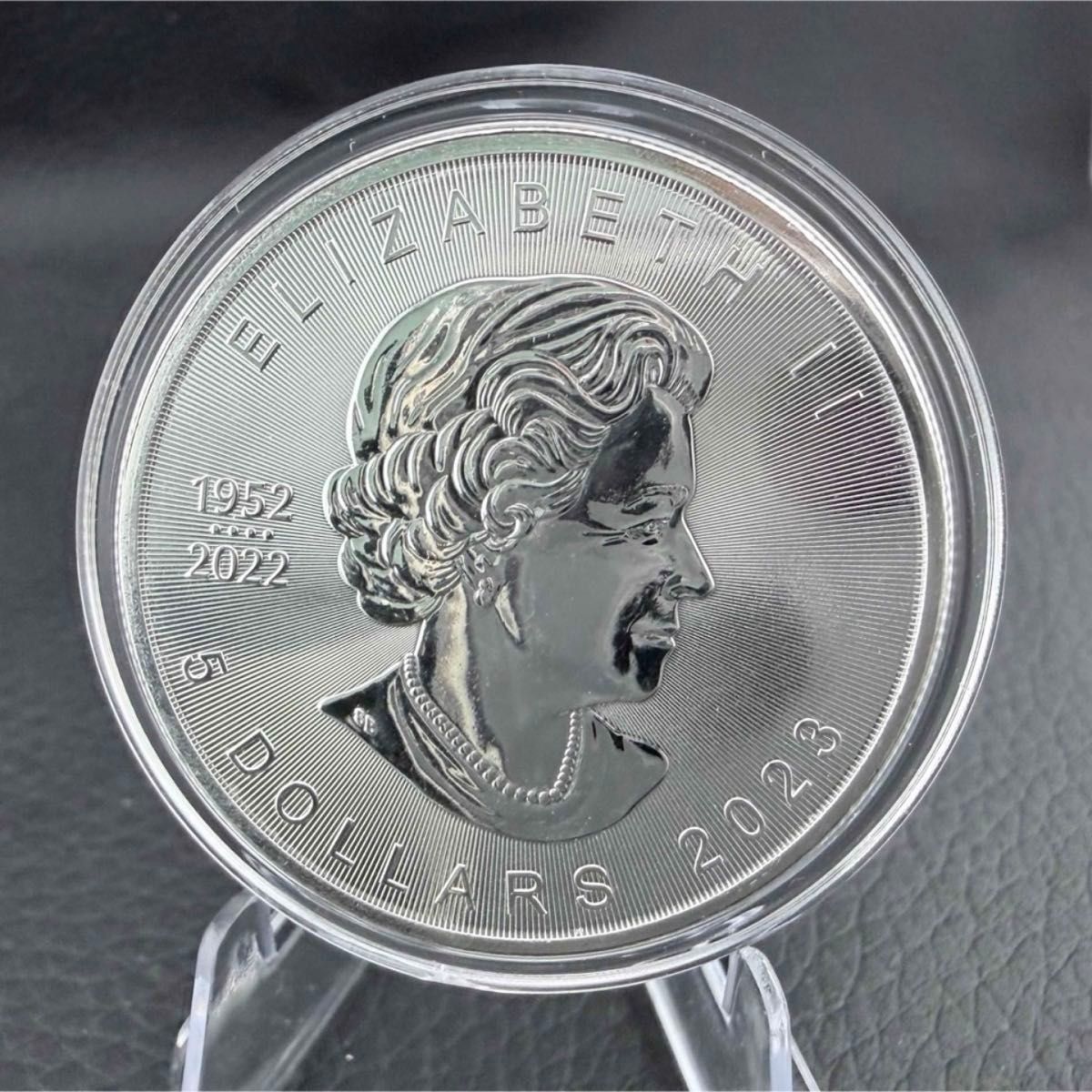 世界100枚限定 】 カナダ メイプルリーフ 銀貨 カラー マシーン