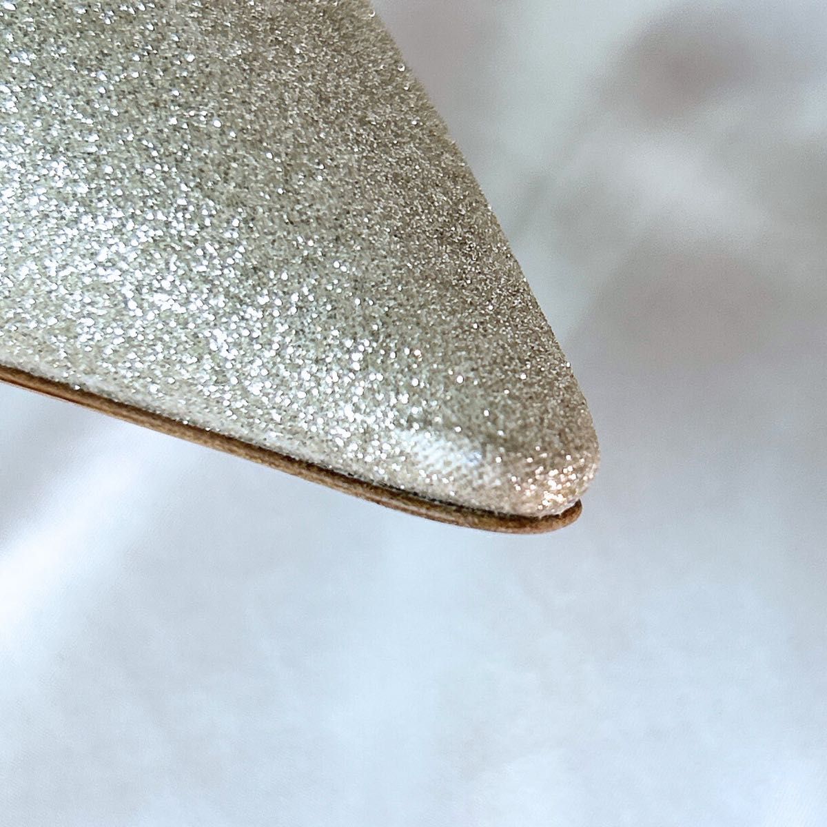 JIMMY CHOO ジミーチュウ Romy 100 Platinum Ice ダスティグリッター