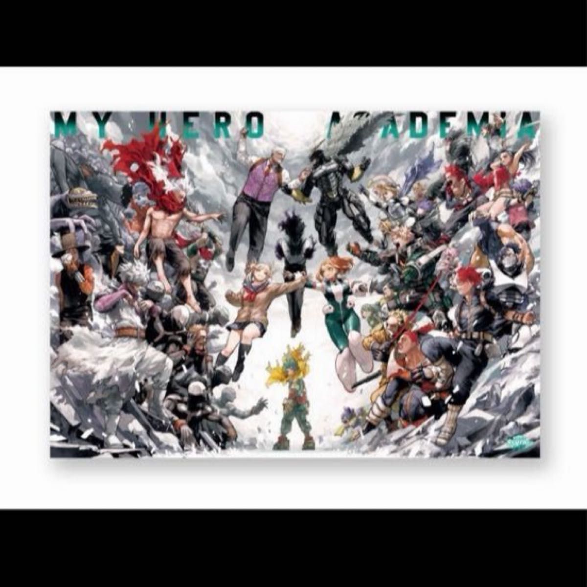 僕のヒーローアカデミア 原画展 A2 ポスター 緑谷出久 爆豪勝己B2