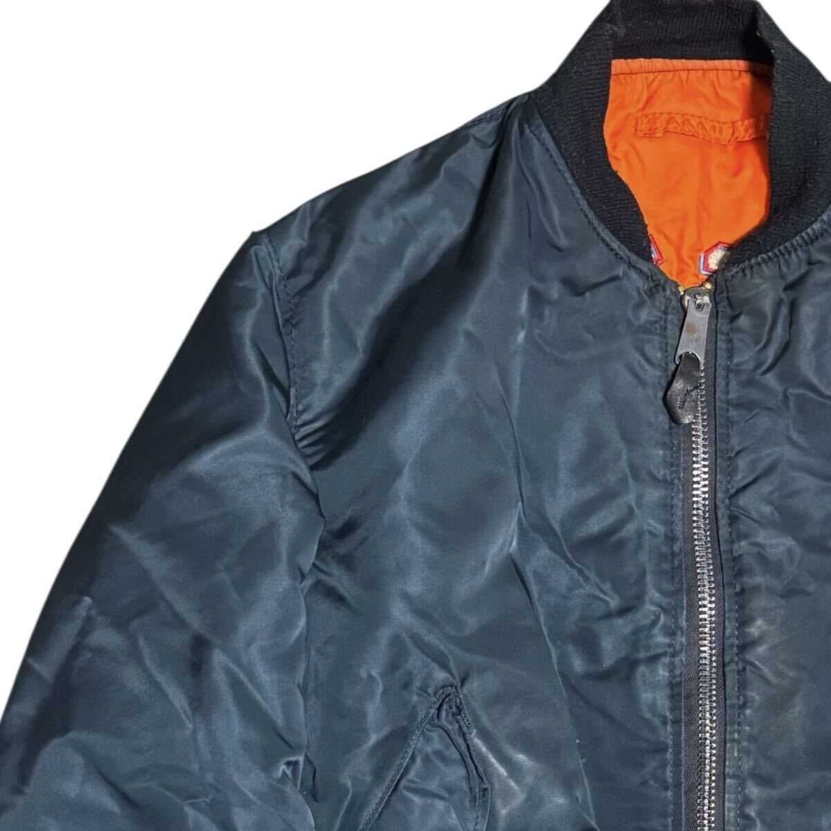 ALPHA INDUSTRIES 80s 旧タグ USA製 ビンテージ MA-1 フライト