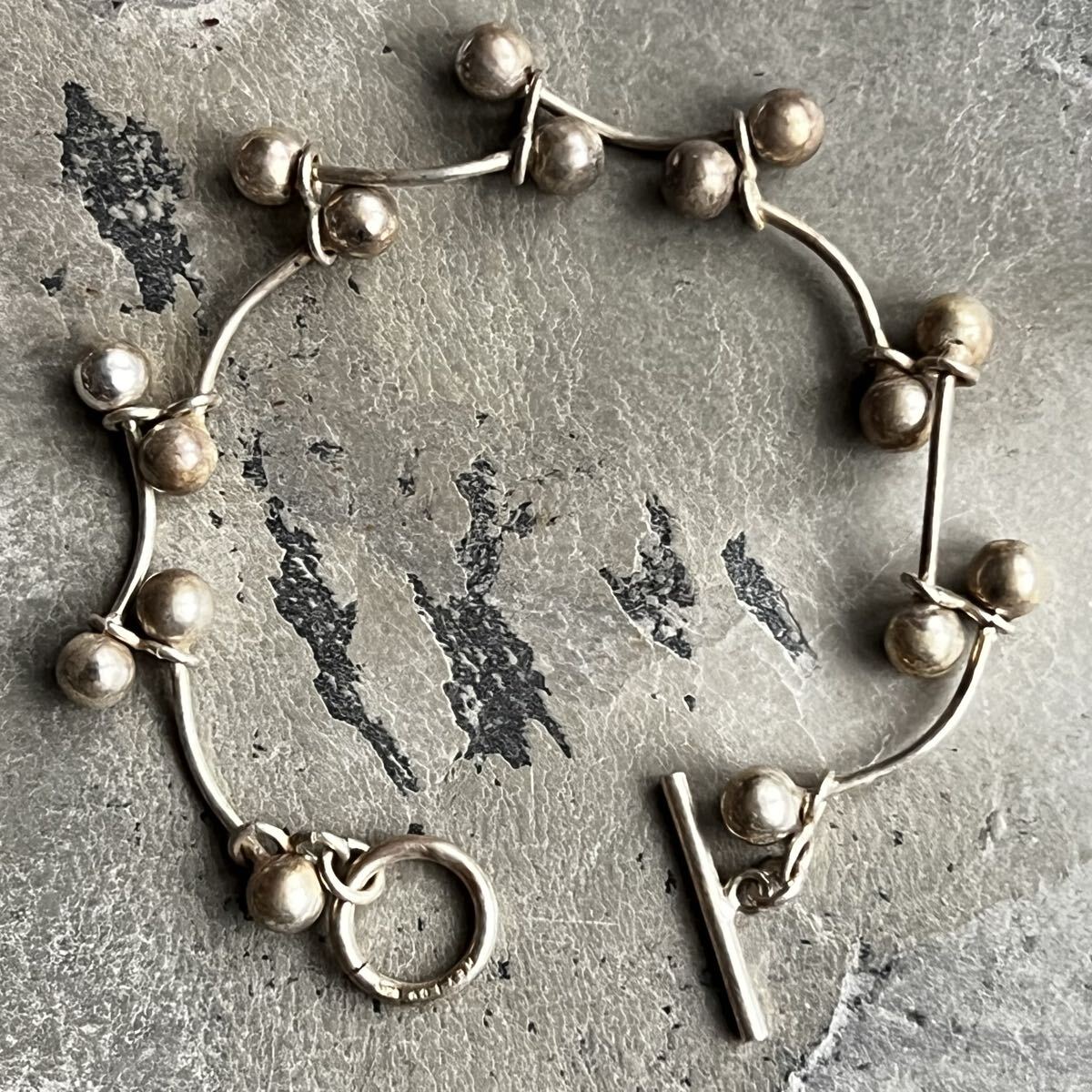 VINTAGE ヴィンテージ MEXICO ボールリンク DNA ブレスレット 925 刻印