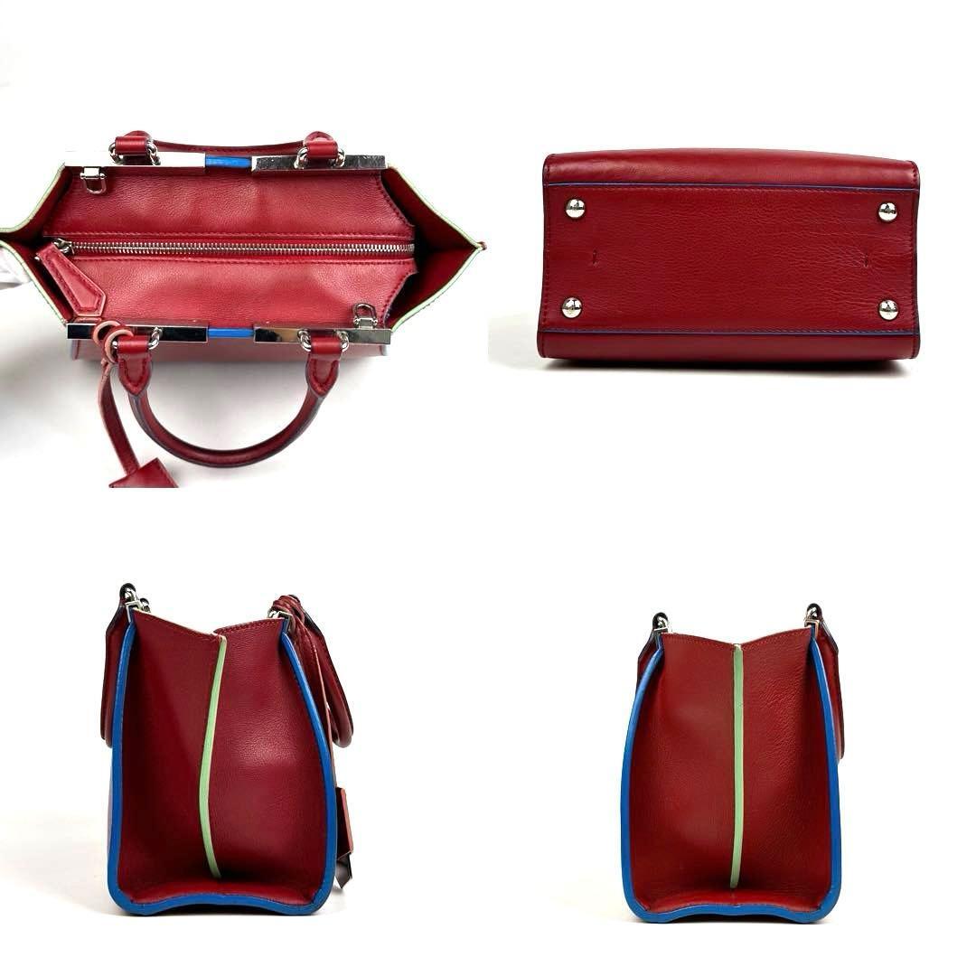 極美品 Fendi フェンディ プチトロワジュール ハンドバッグ トート