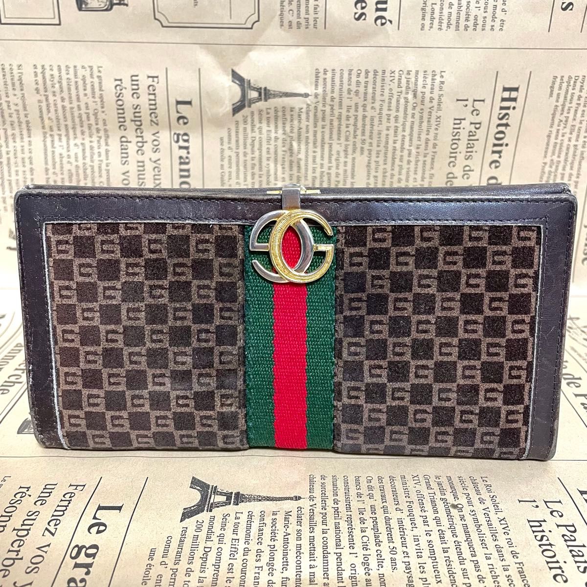 GUCCI シェリーライン 長財布 グッチ キャンバス GG柄｜Yahoo!フリマ