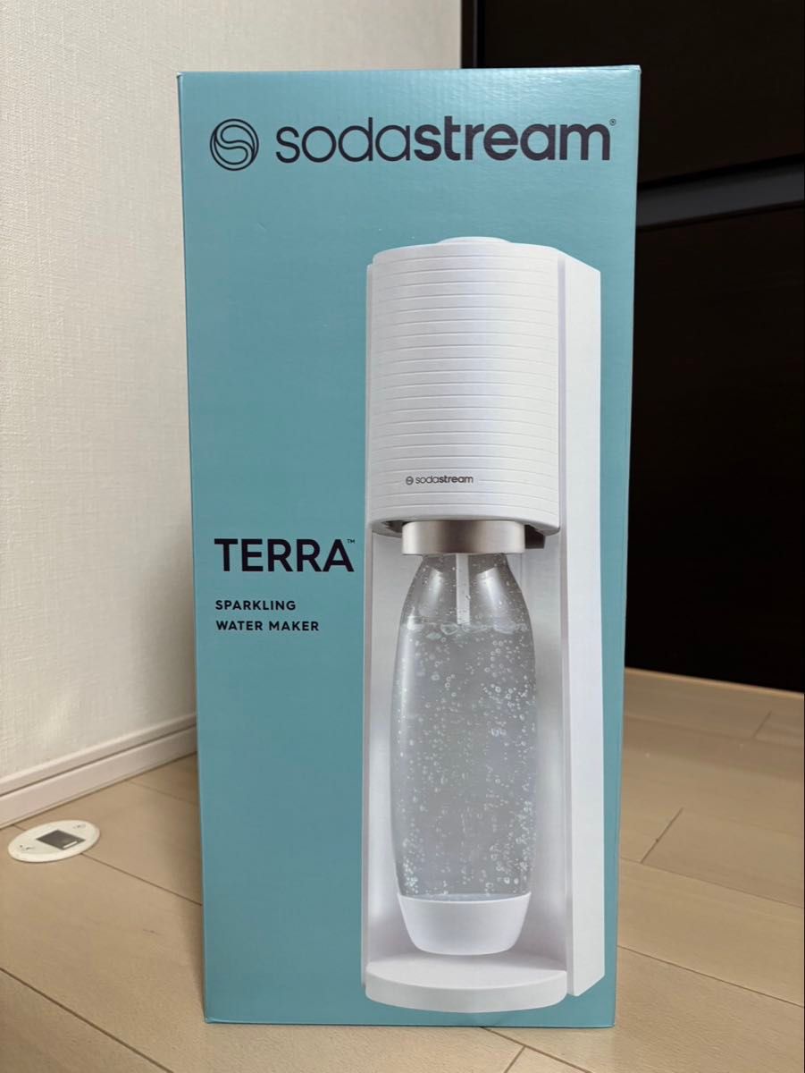 sodastream TERRA 炭酸水メーカー ホワイト TERRA ガスシリンダーなし