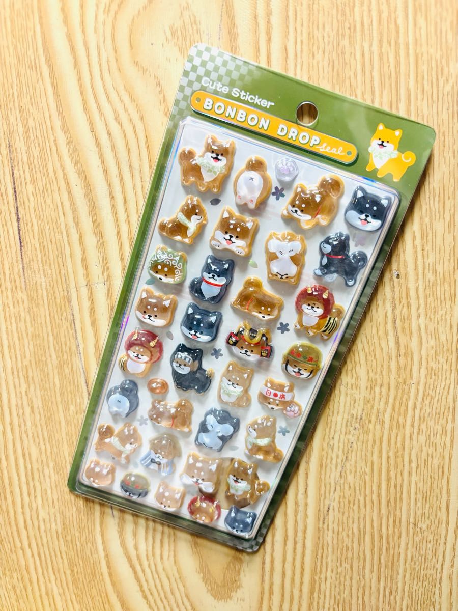 和柄 犬 いぬ 和犬 ボンボンドロップシール クーリア国内正規品 新品未
