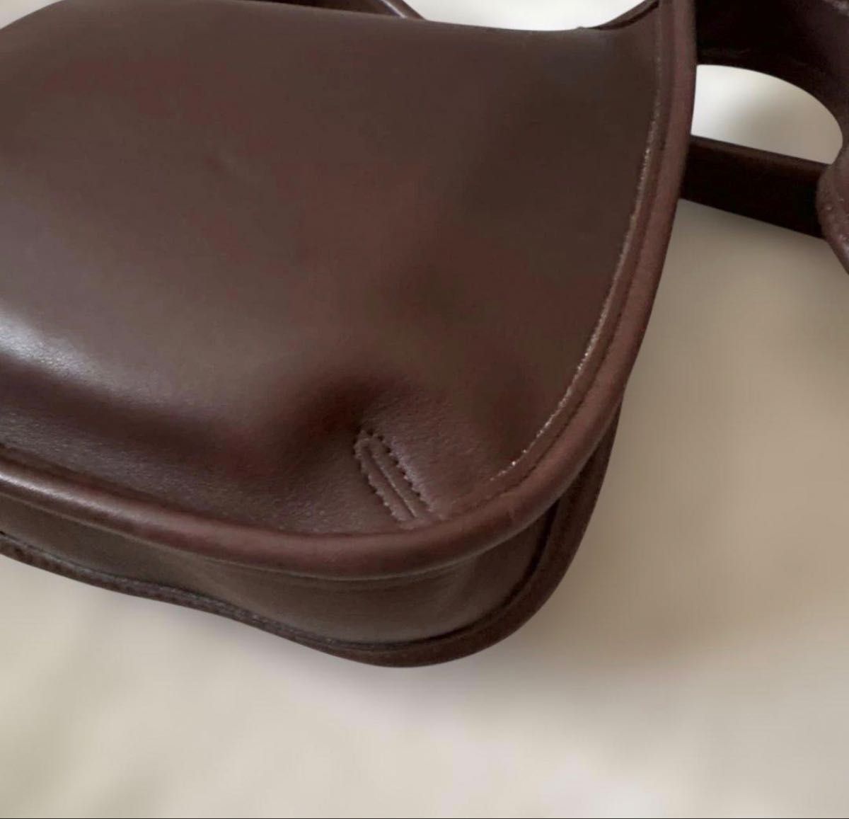 COACH コーチ オールドコーチ エルゴ ブラウン レザー ショルダー