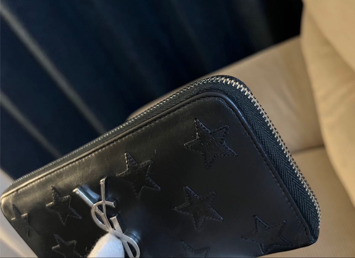 正規品 廃盤モデル 希少SAINT LAURENT サンローラン 長財布 ラウンド