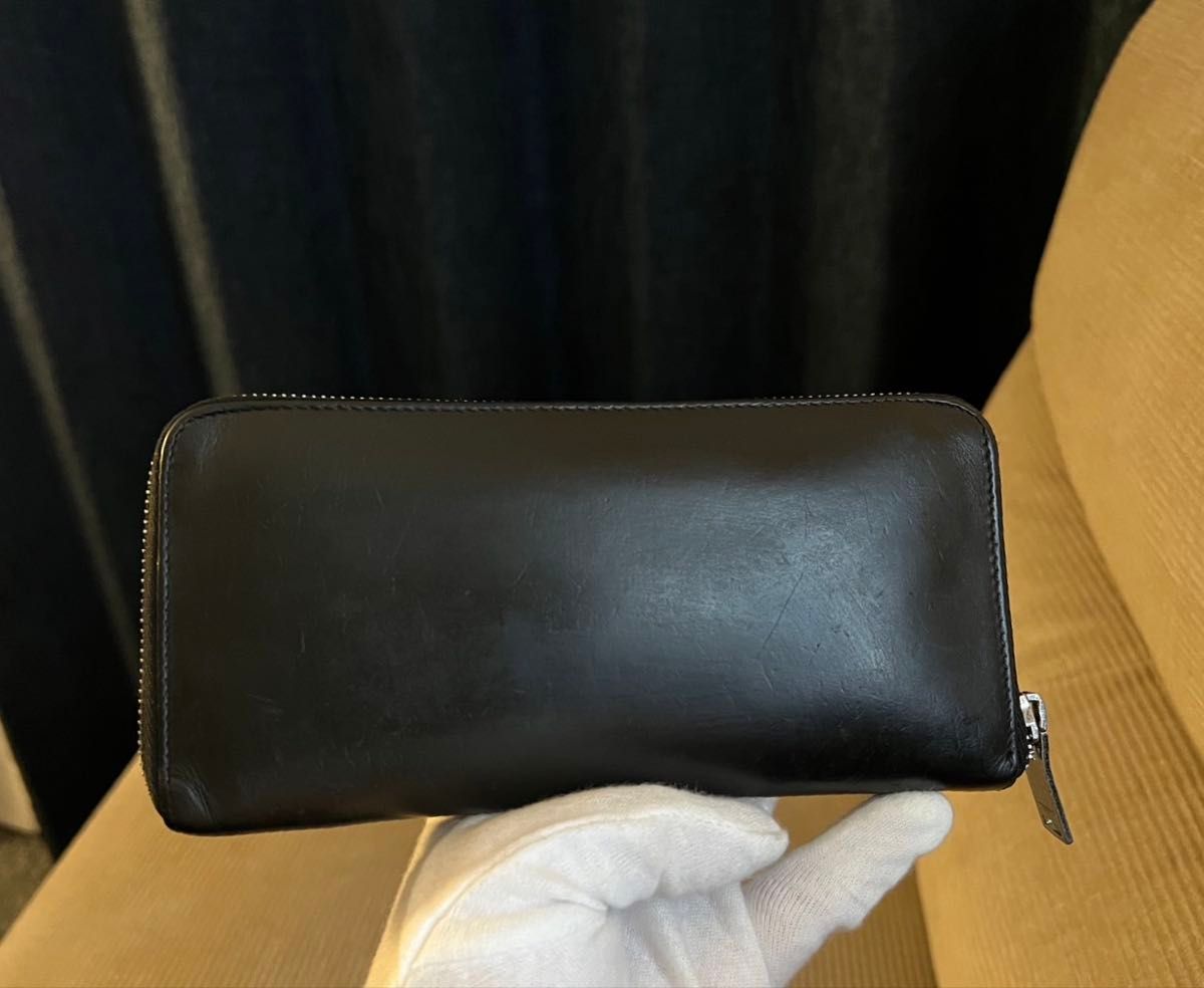正規品 廃盤モデル 希少SAINT LAURENT サンローラン 長財布 ラウンド