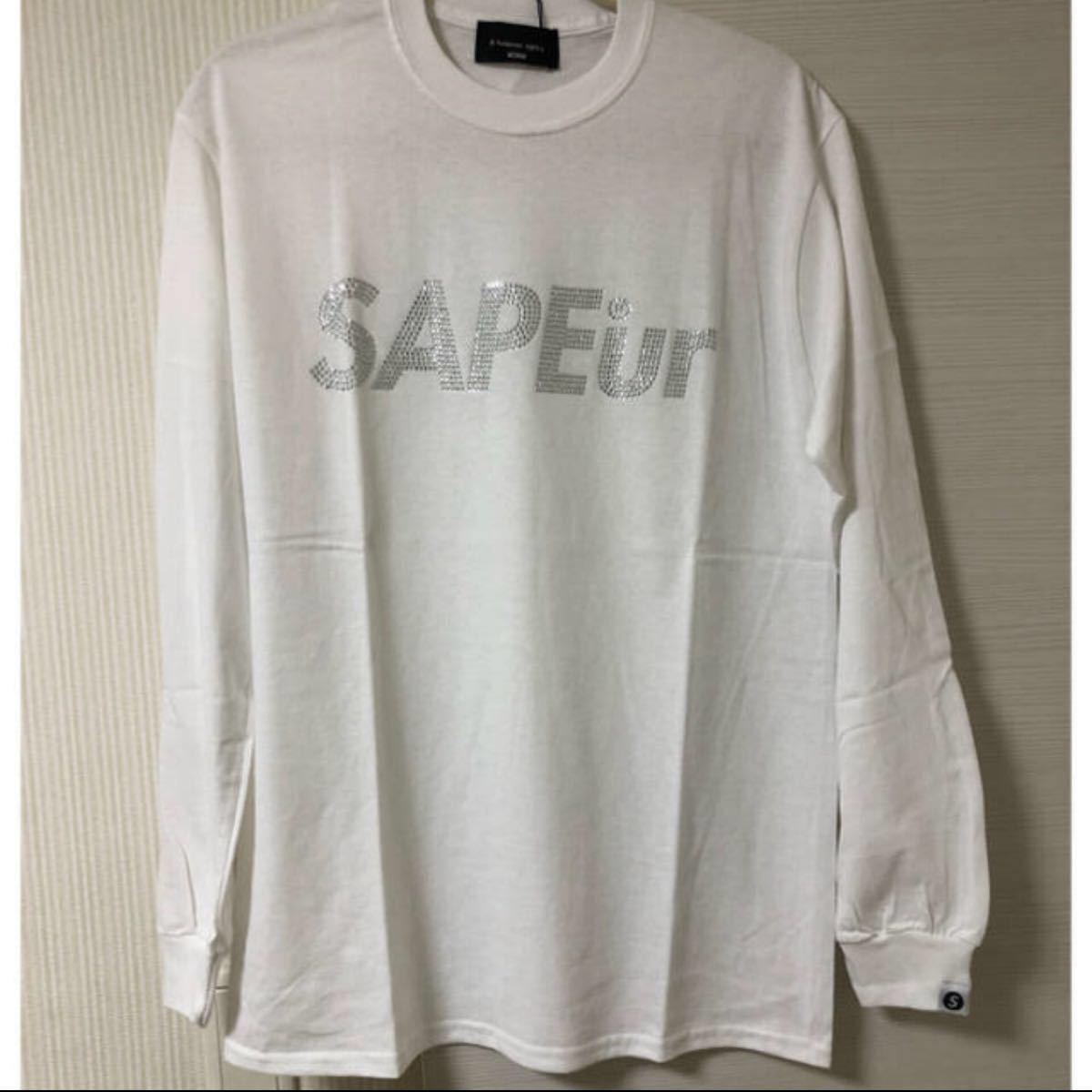 SAPEur サプール グレムリン ロンT Tシャツ 長袖 Mサイズ ホワイト