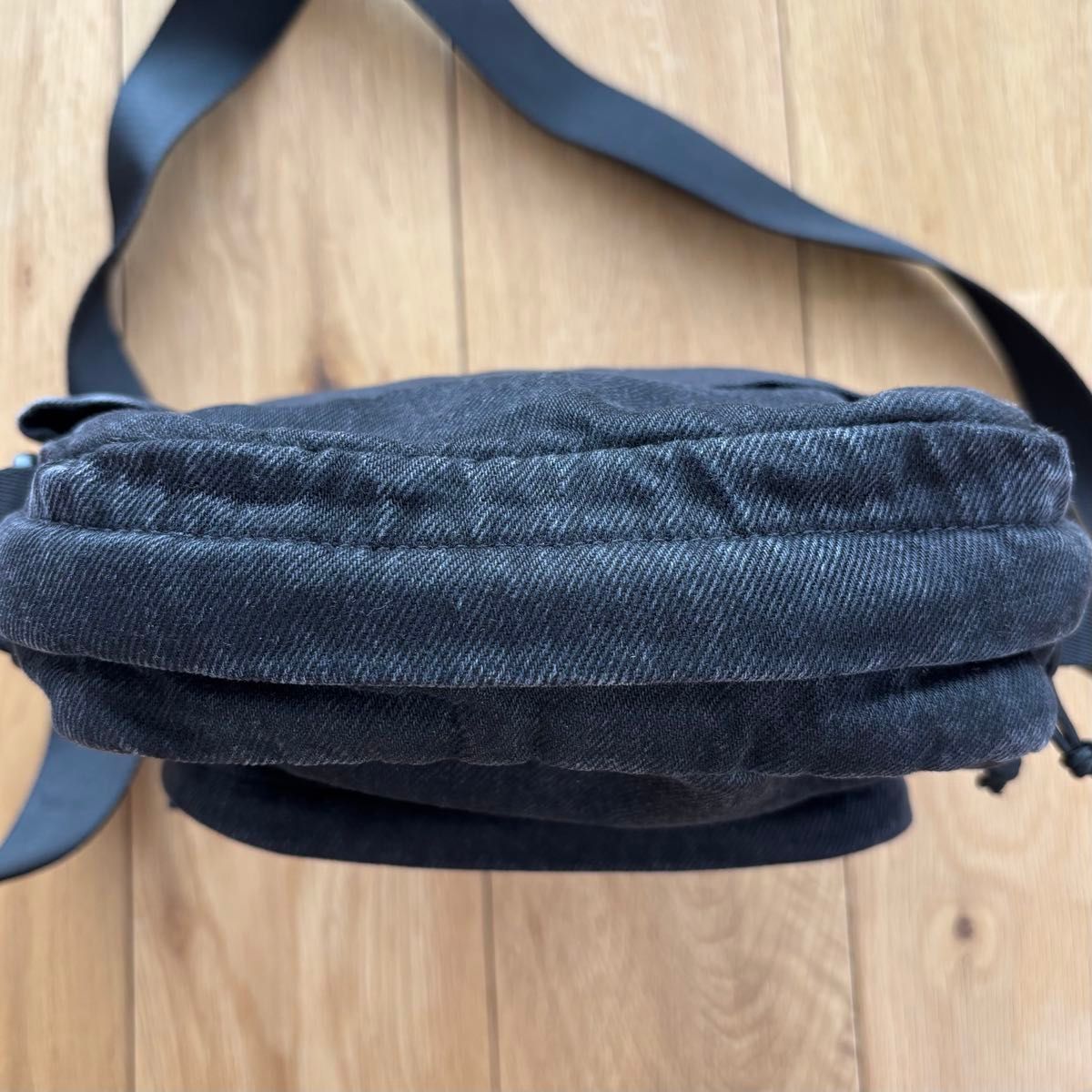 美品】Supreme Denim Shoulder Bag Black 25FW デニム ショルダー