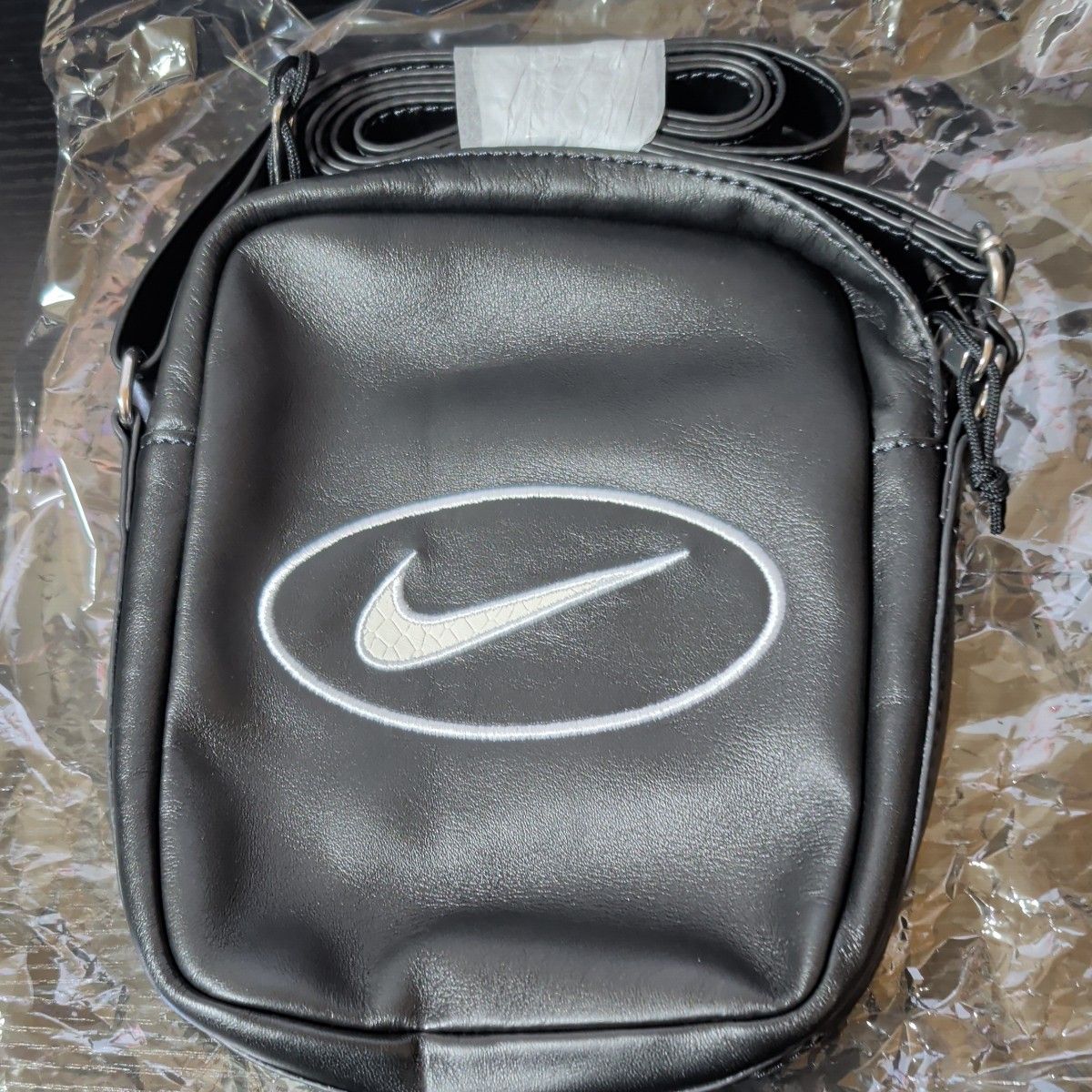 Supreme x Nike Leather Shoulder Bag BLACK 黒 レザーショルダー